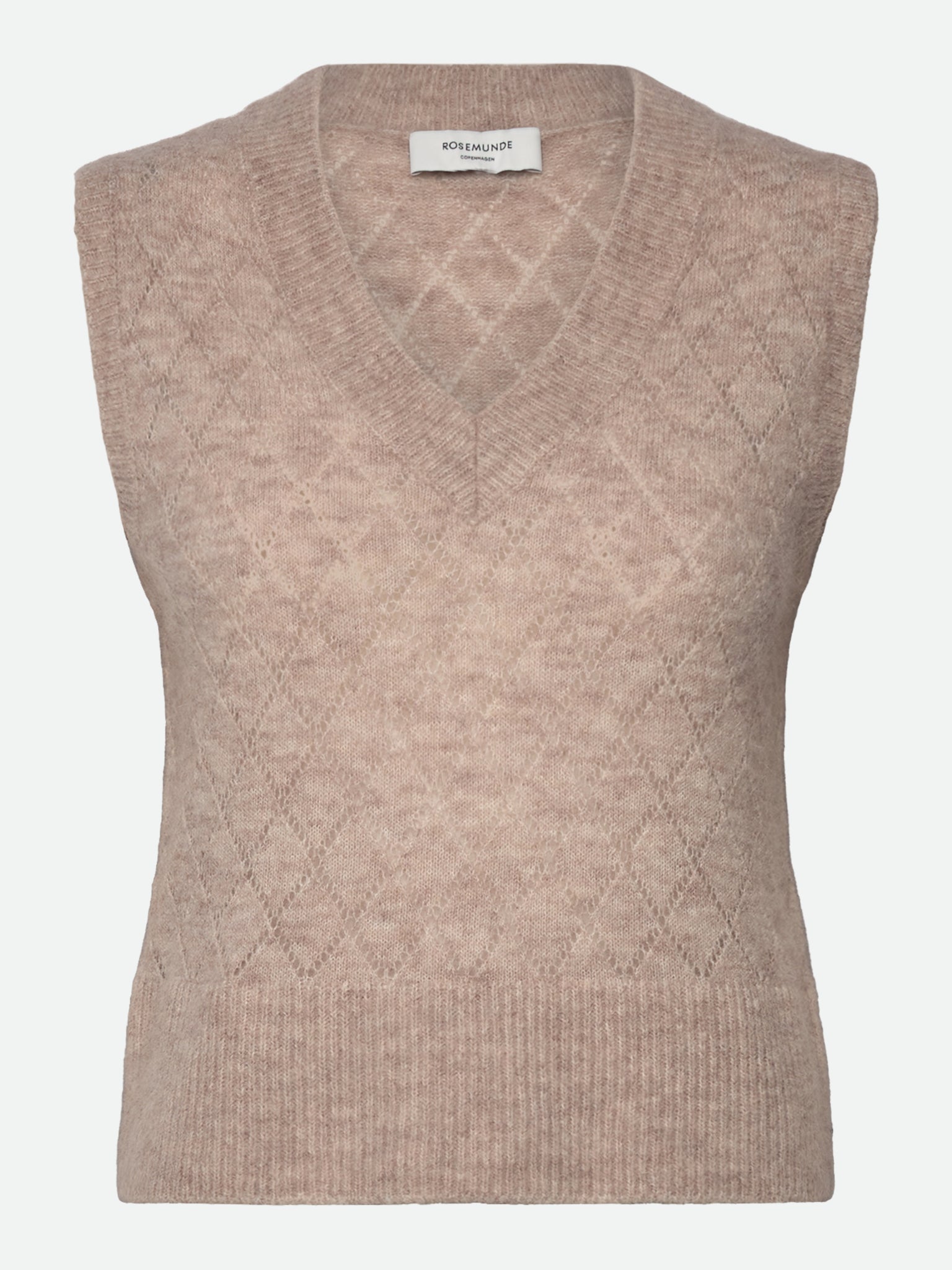 RWAida Alpaca SL V-neck Vest VEST Rosemunde Woman XS atmosphere