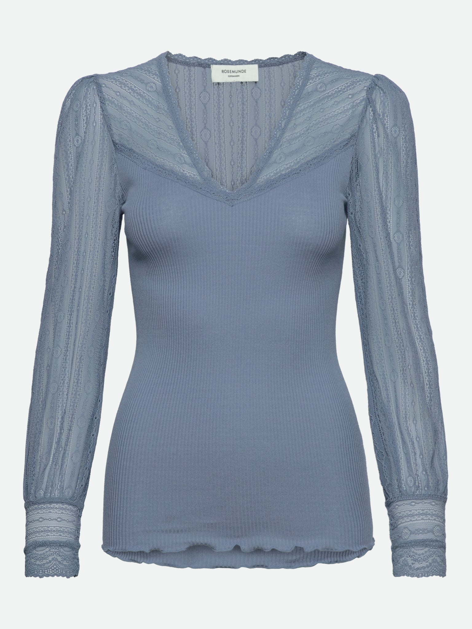 RWBeatha Silk LS V-neck T-shirt T-SHIRT LS Rosemunde Woman XS infinity