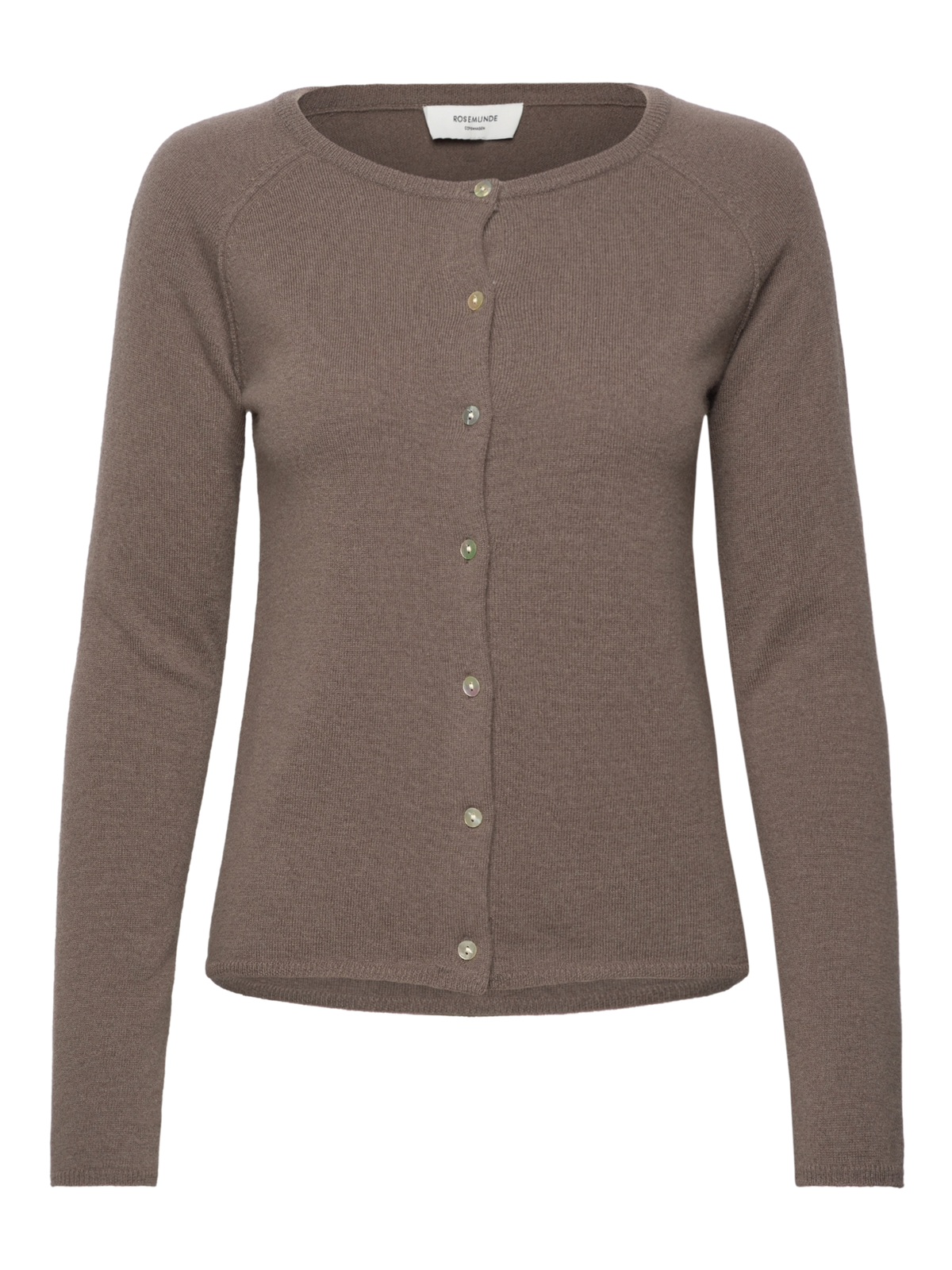 RWLaica Cashmere Long Sleeve O-neck Raglan Cardigan