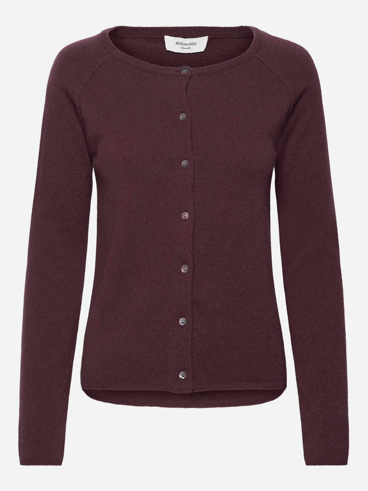 RWLaica Cashmere Long Sleeve O-neck Raglan Cardigan