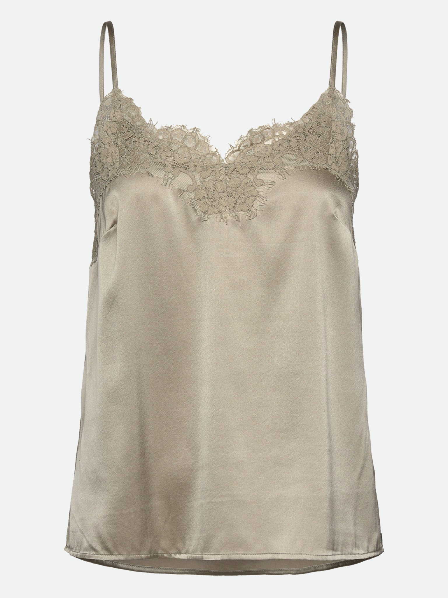 RWJade Silk Strap Lace Top TOP Rosemunde Woman 34 abbey stone