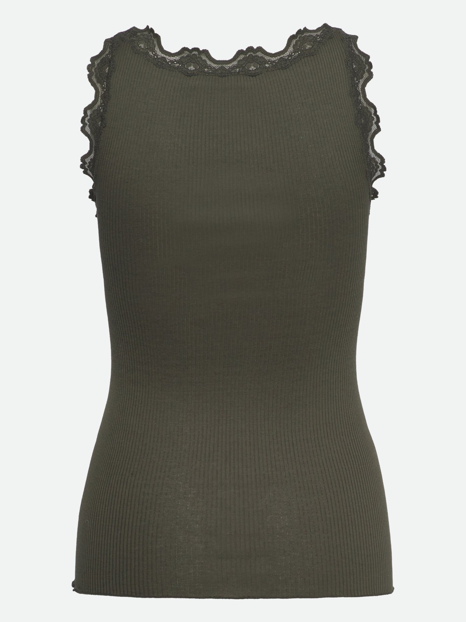 RWBabette Silk SL U-neck Long Lace Top
