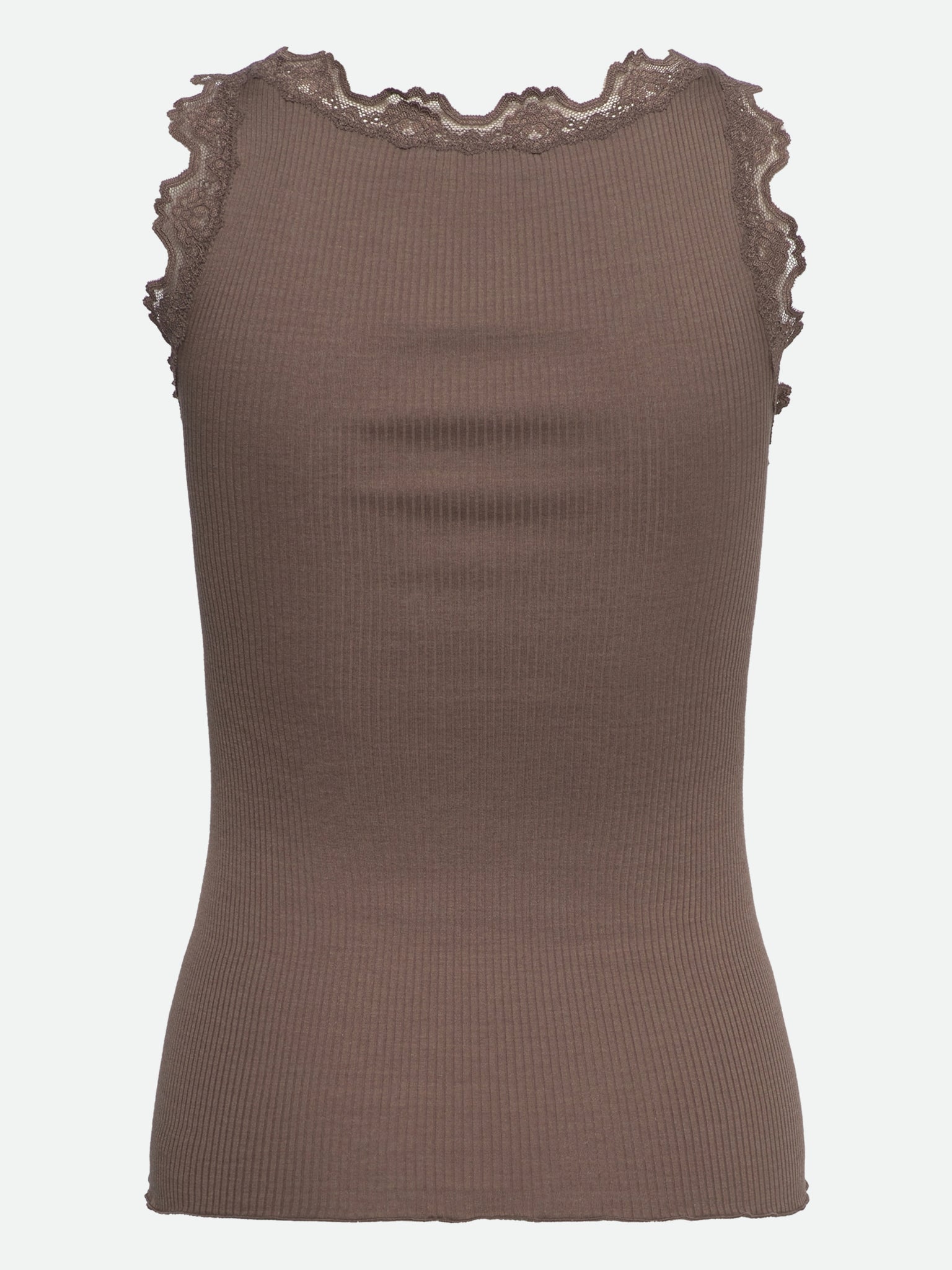 RWBabette Silk SL U-neck Long Lace Top TOP Rosemunde Woman