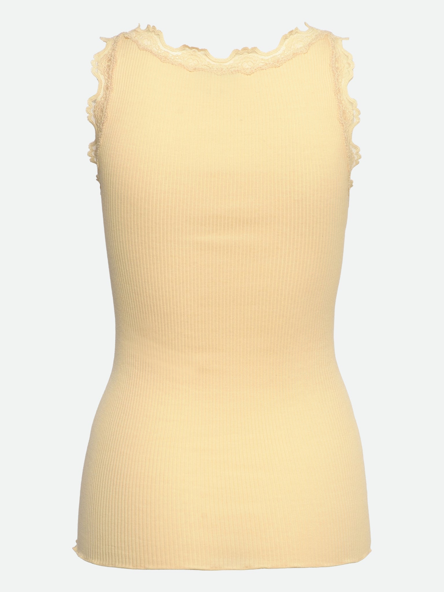RWBabette Silk SL U-neck Long Lace Top