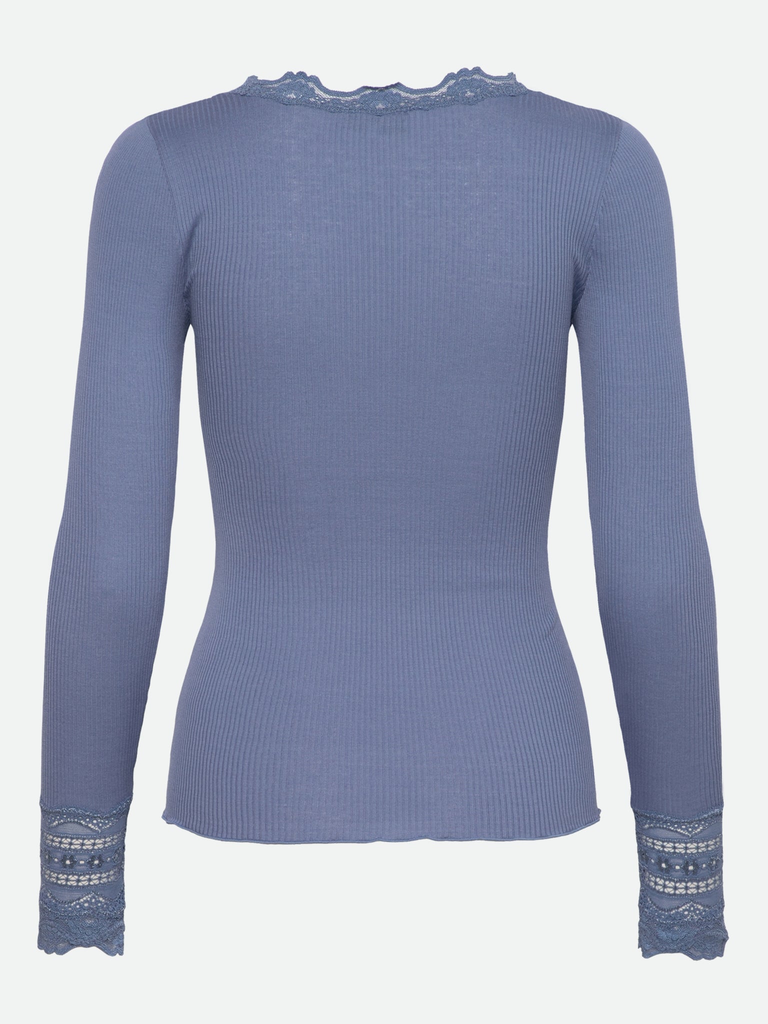 RWBenita Silk LS O-neck Lace T-shirt T-SHIRT LS Rosemunde Woman