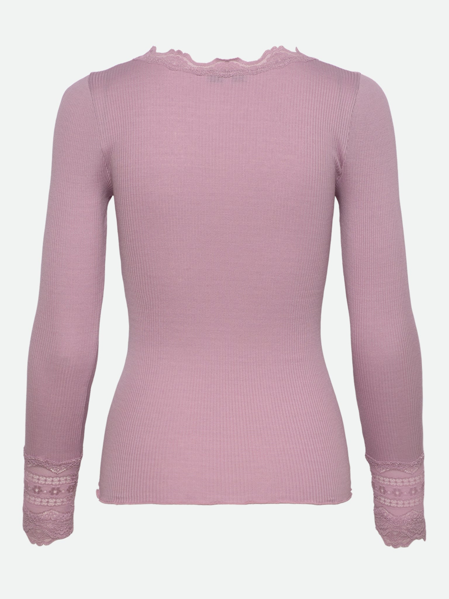 RWBenita Silk LS O-neck Lace T-shirt T-SHIRT LS Rosemunde Woman