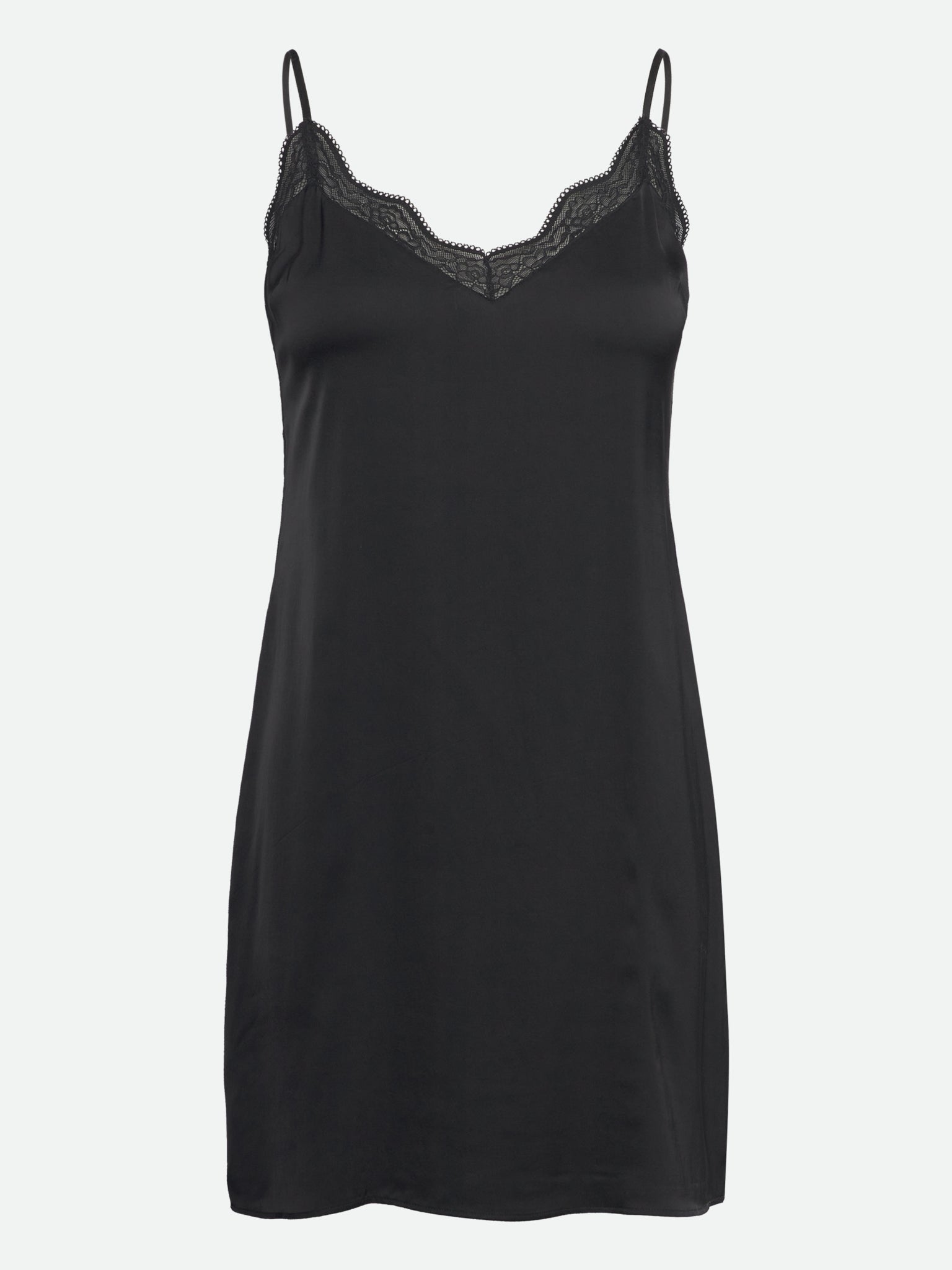 RHJasmine Silk Blend SL Strap Night Dress NIGHTDRESS Rosemunde Woman 34 black