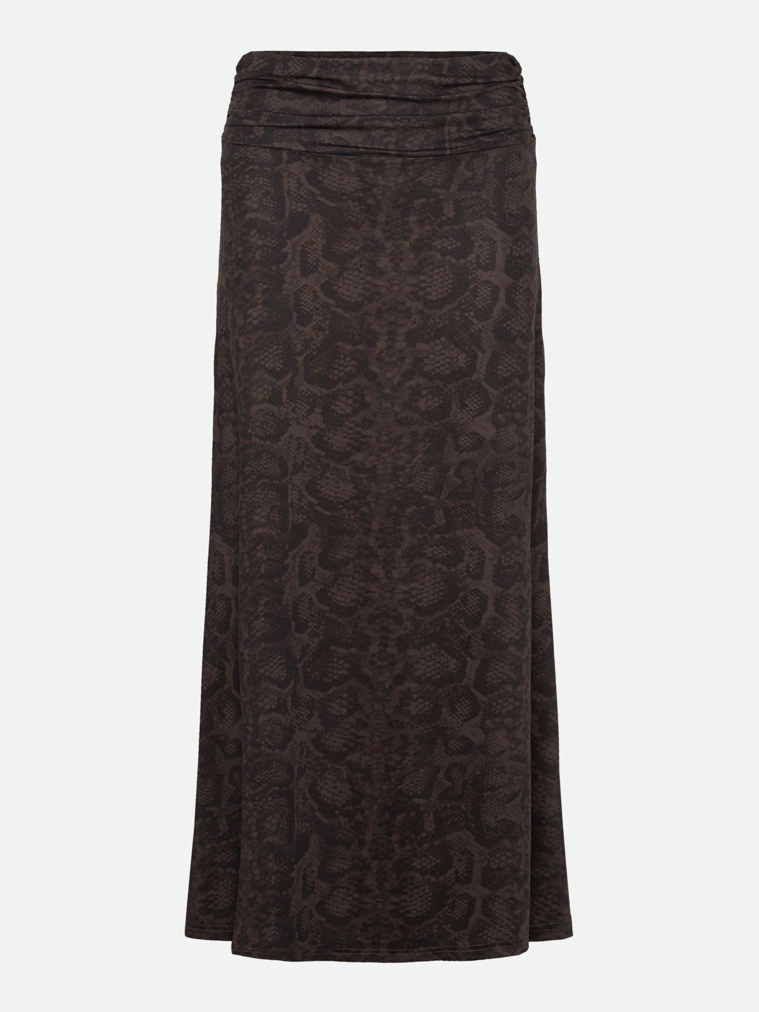 RWBillie Long Skirt SKIRT Rosemunde Woman 34 brown snake print