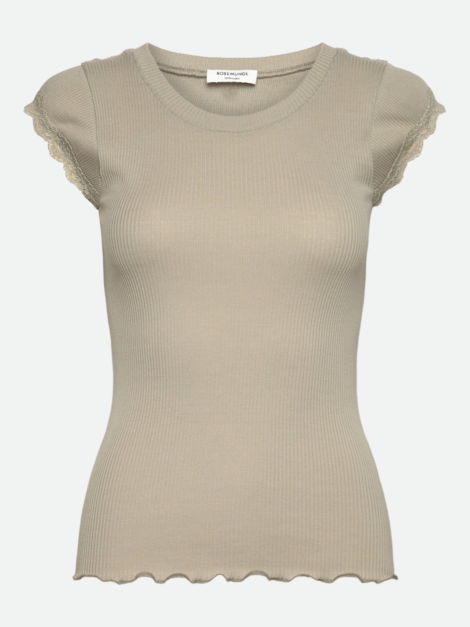 RWBaybay SS Lace T-shirt T-SHIRT SS Rosemunde Woman XS abbey stone