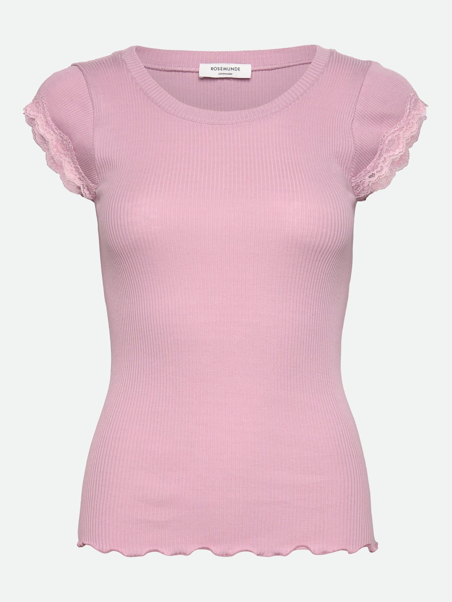 RWBaybay SS Lace T-shirt T-SHIRT SS Rosemunde Woman XS dawn pink