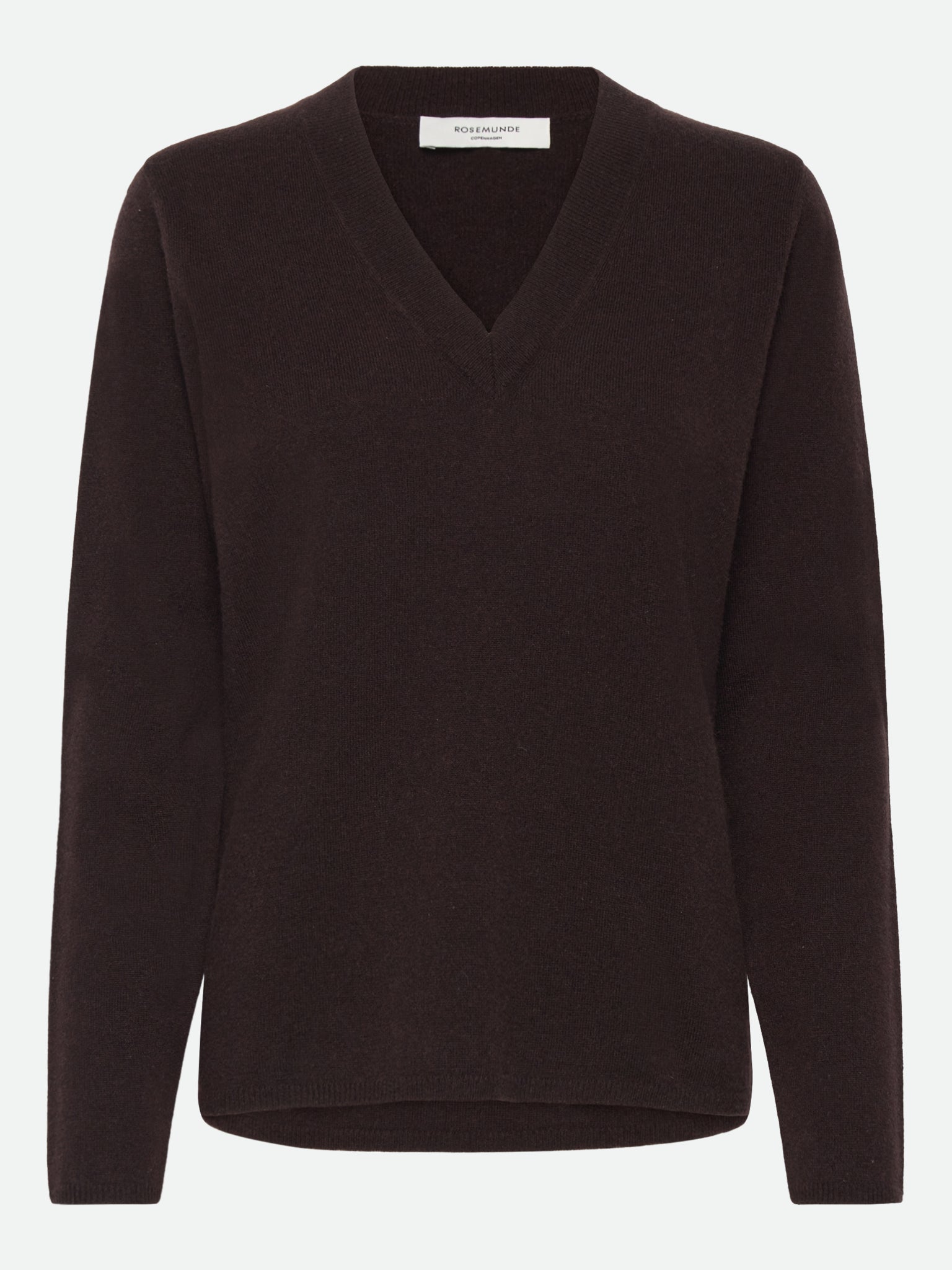 RWLaica Cashmere LS V-Neck Pullover PULLOVER Rosemunde Woman XS ganache