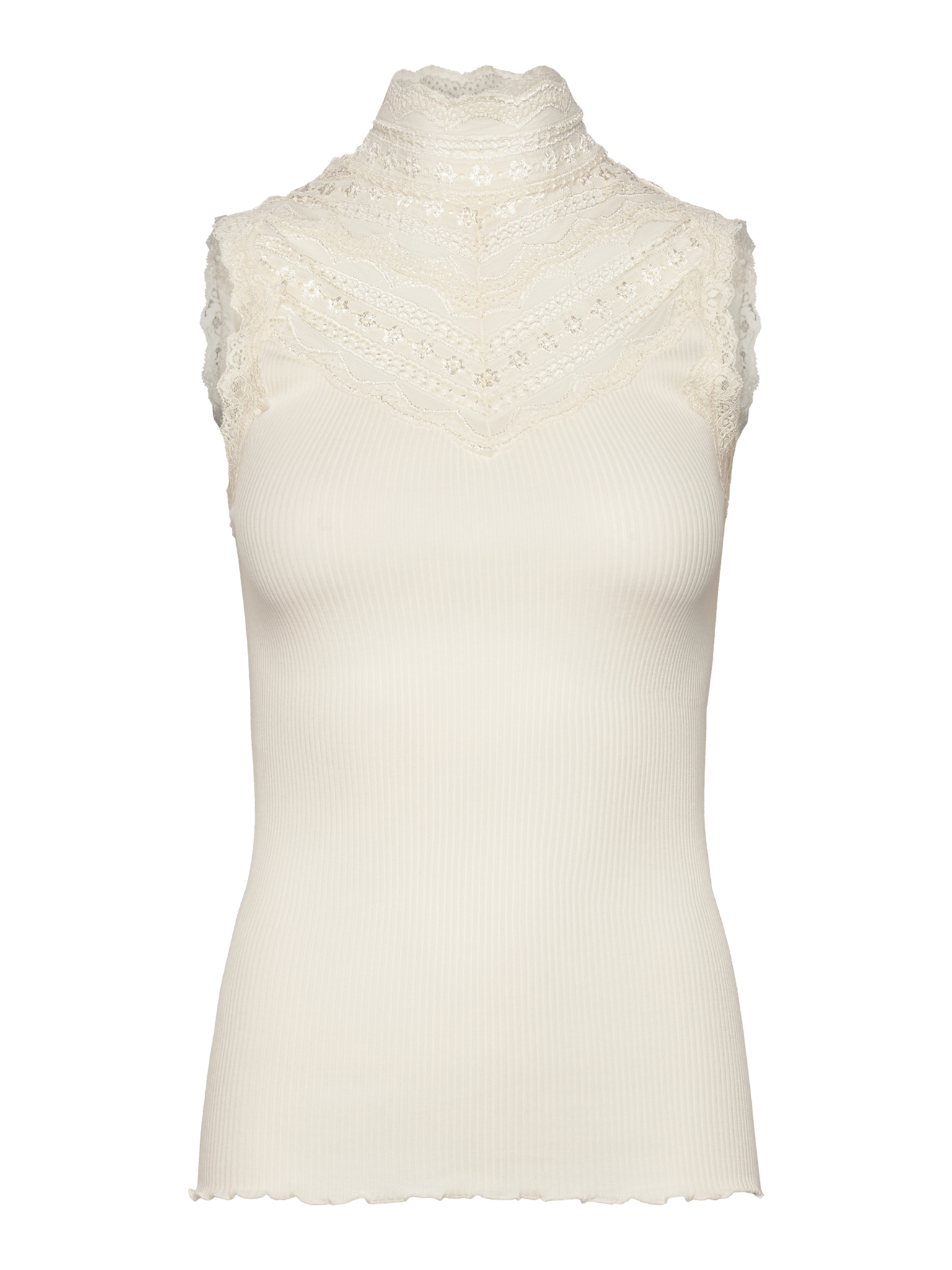 RMWBalta SL Turtleneck Lace Top Top Rosemunde Woman S ivory