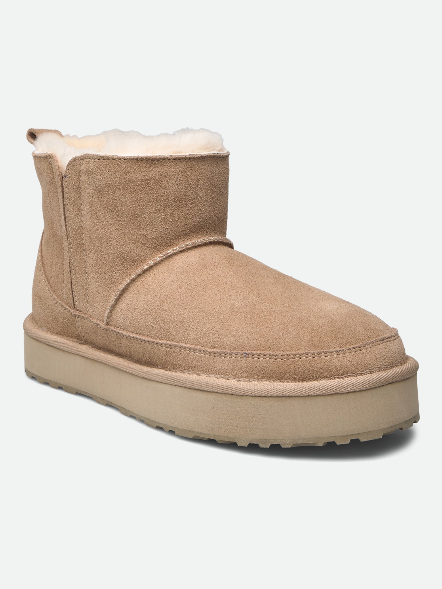 RHEvelyn Leather Elastic Boot BOOTS Rosemunde Woman 36 Taupe