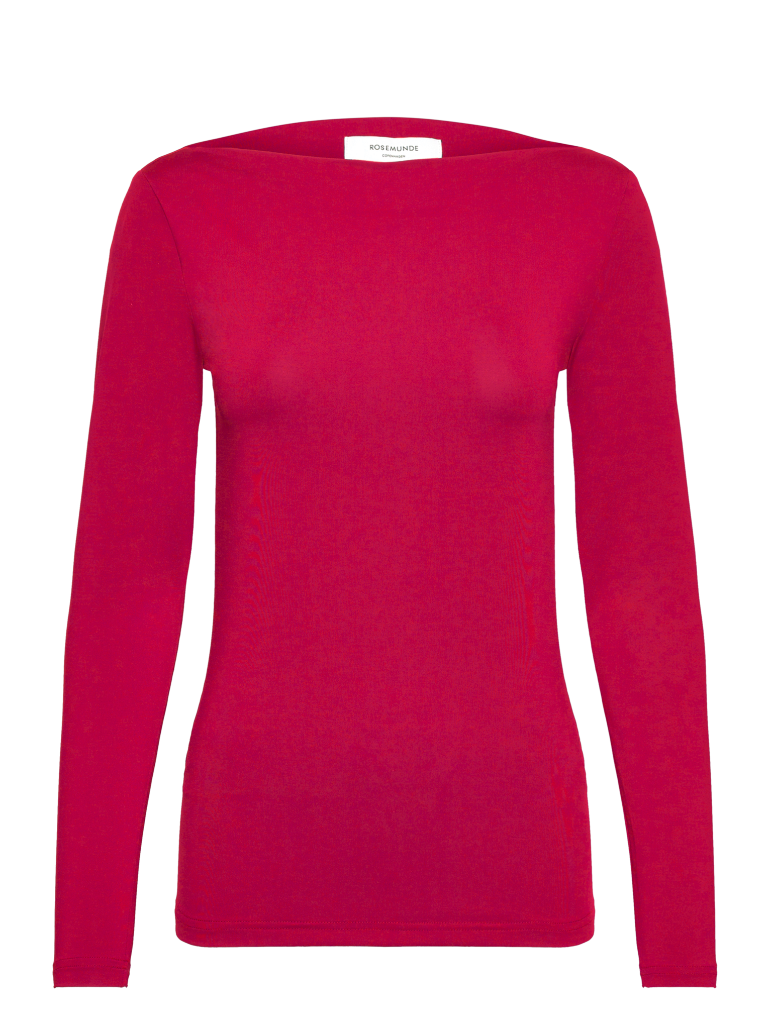 RWBillie LS Boatneck t-shirt T-shirt Rosemunde Woman 38 crimson