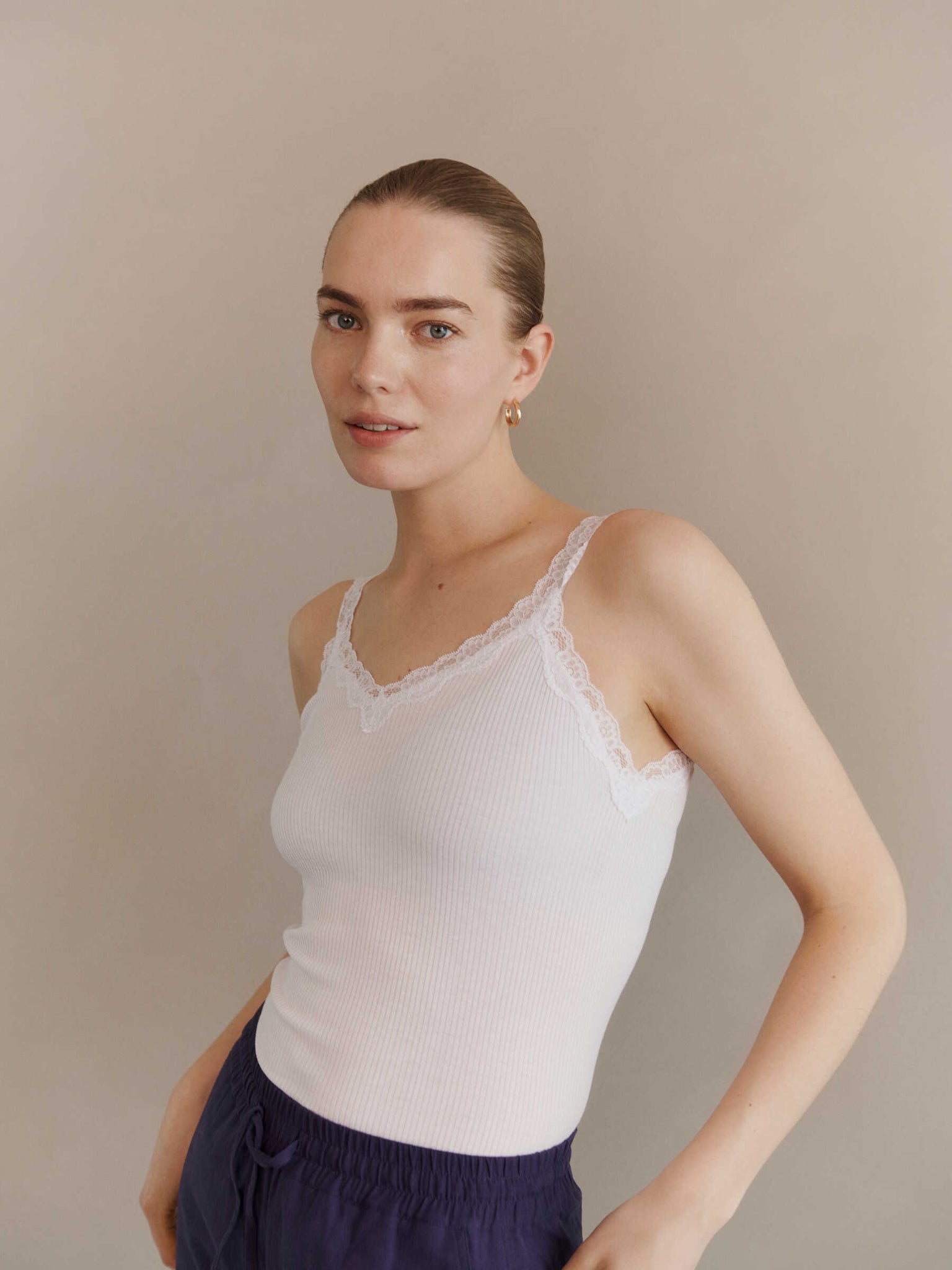 RMWBalta modal SL V-neck top Top Rosemunde Woman