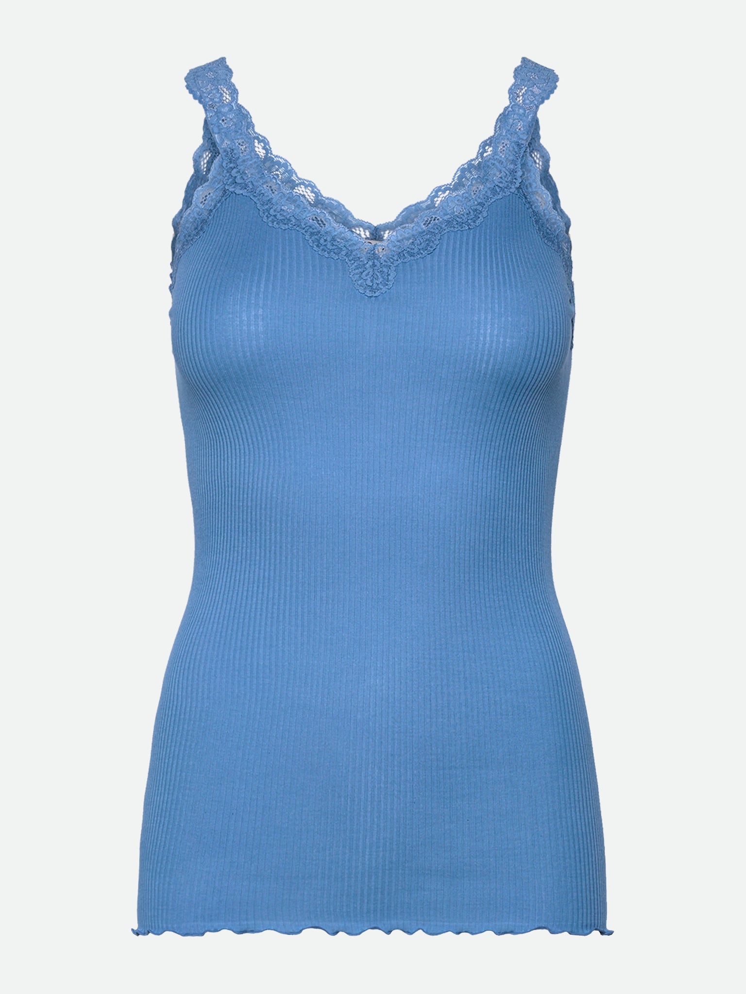 RMWBalta modal SL V-neck top Top Rosemunde Woman XS azure blue