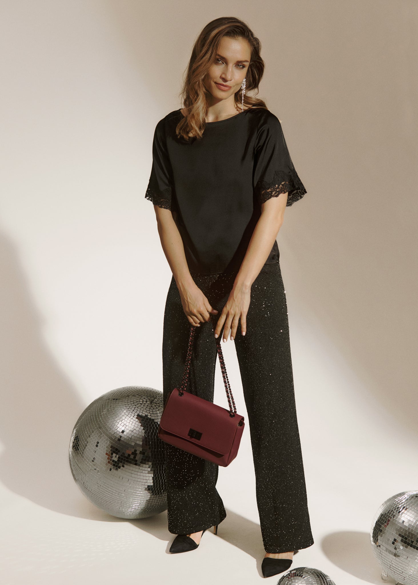 RWSatina SS Lace Boatneck Blouse BLOUSE Rosemunde Woman