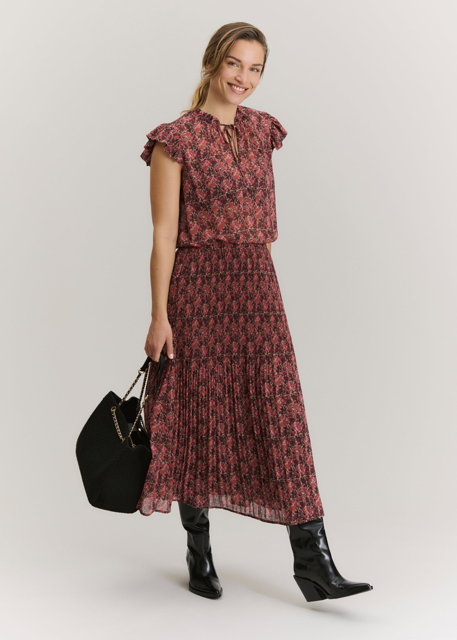 RWSally MW Long Pleated Skirt SKIRT Rosemunde Woman