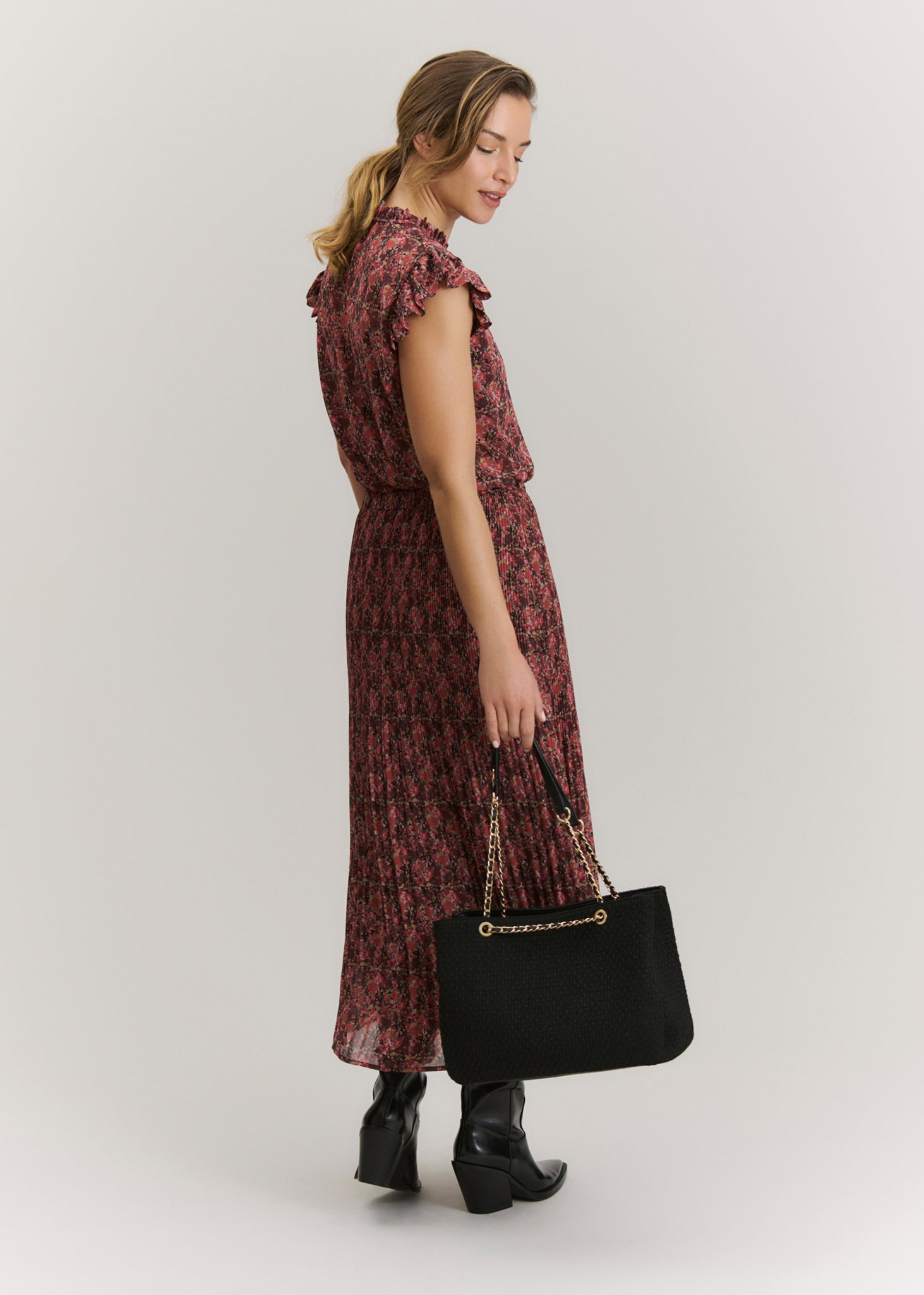 RWSally MW Long Pleated Skirt SKIRT Rosemunde Woman