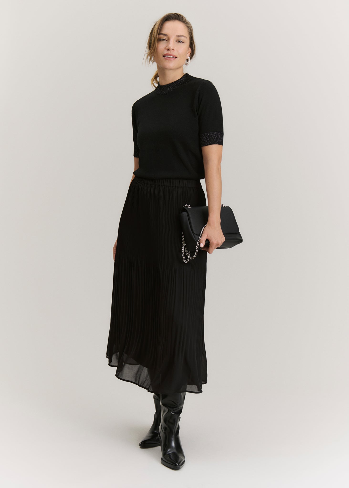 RWSally MW Long Pleated Skirt SKIRT Rosemunde Woman