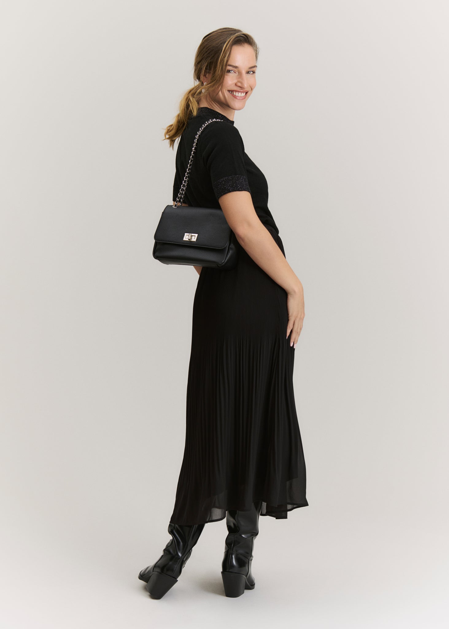 RWSally MW Long Pleated Skirt SKIRT Rosemunde Woman