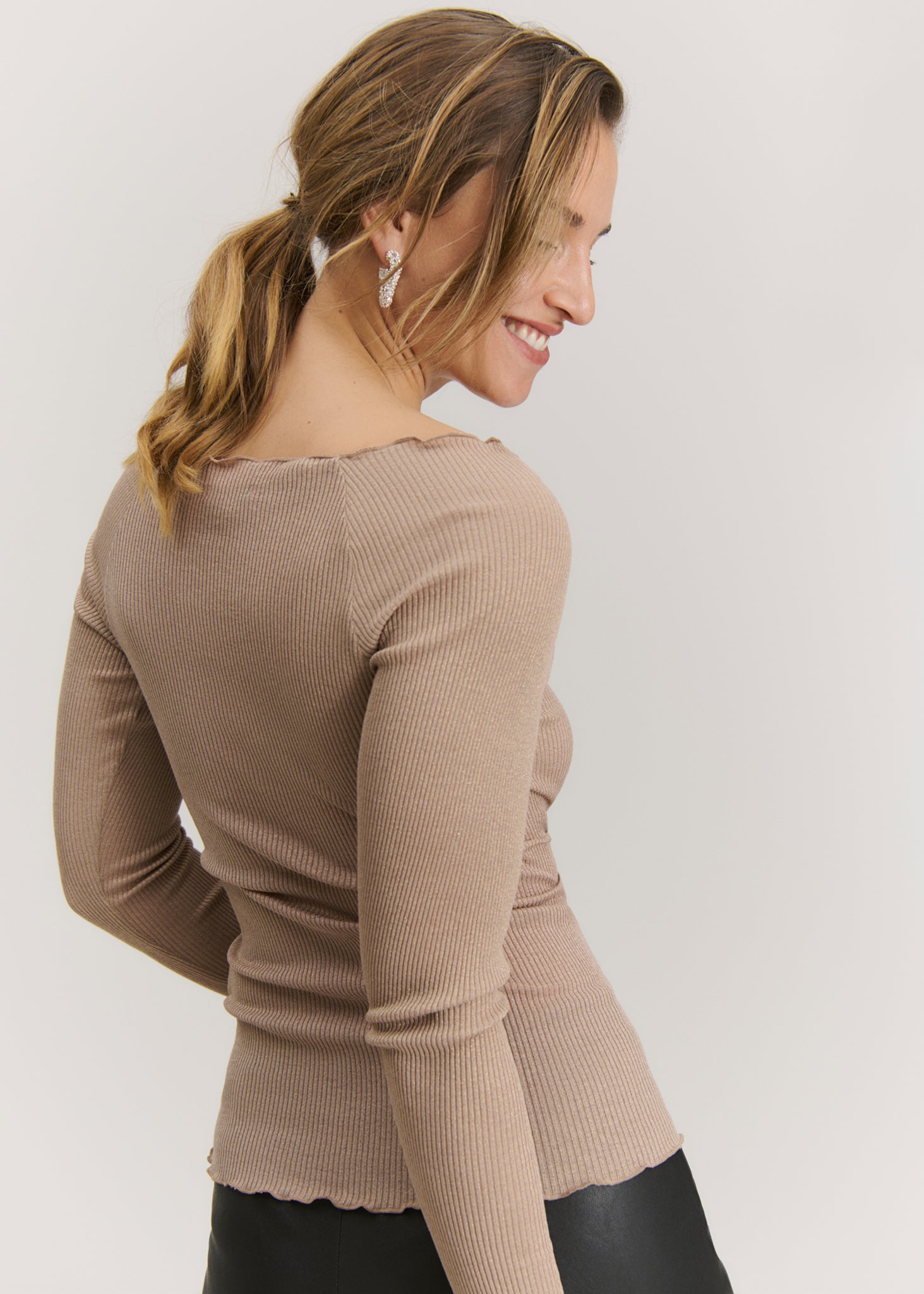 RWBliss Silk LS Boatneck t-shirt T-SHIRT LS Rosemunde Woman