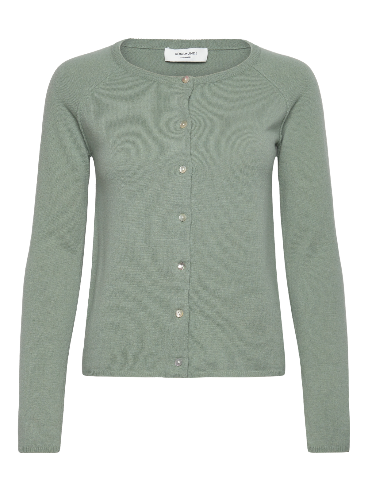 RWLaica Cashmere Long Sleeve O-neck Raglan Cardigan