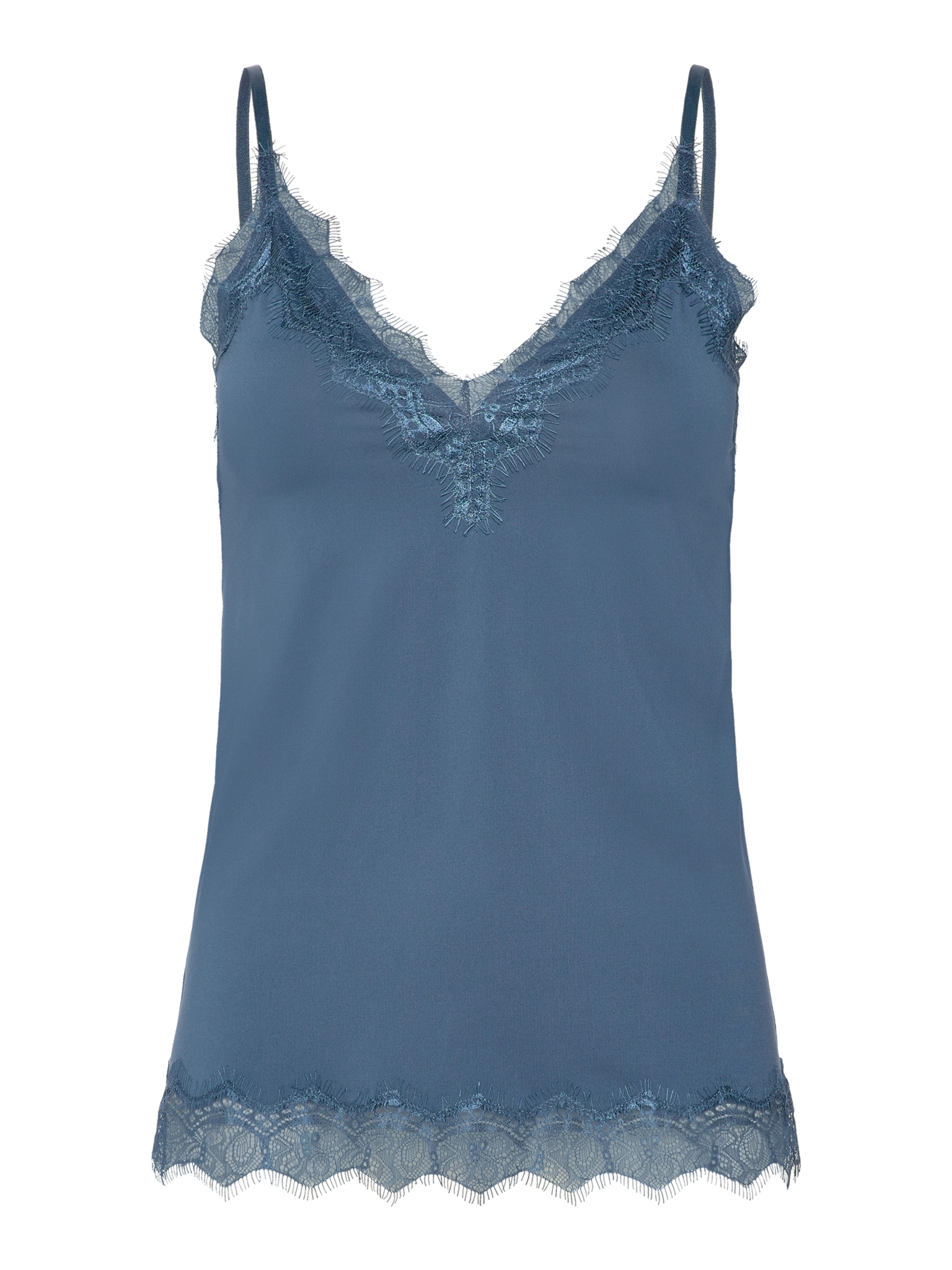 RWBillie SL Lace Strap Top TOP Rosemunde Woman 38 ensign blue