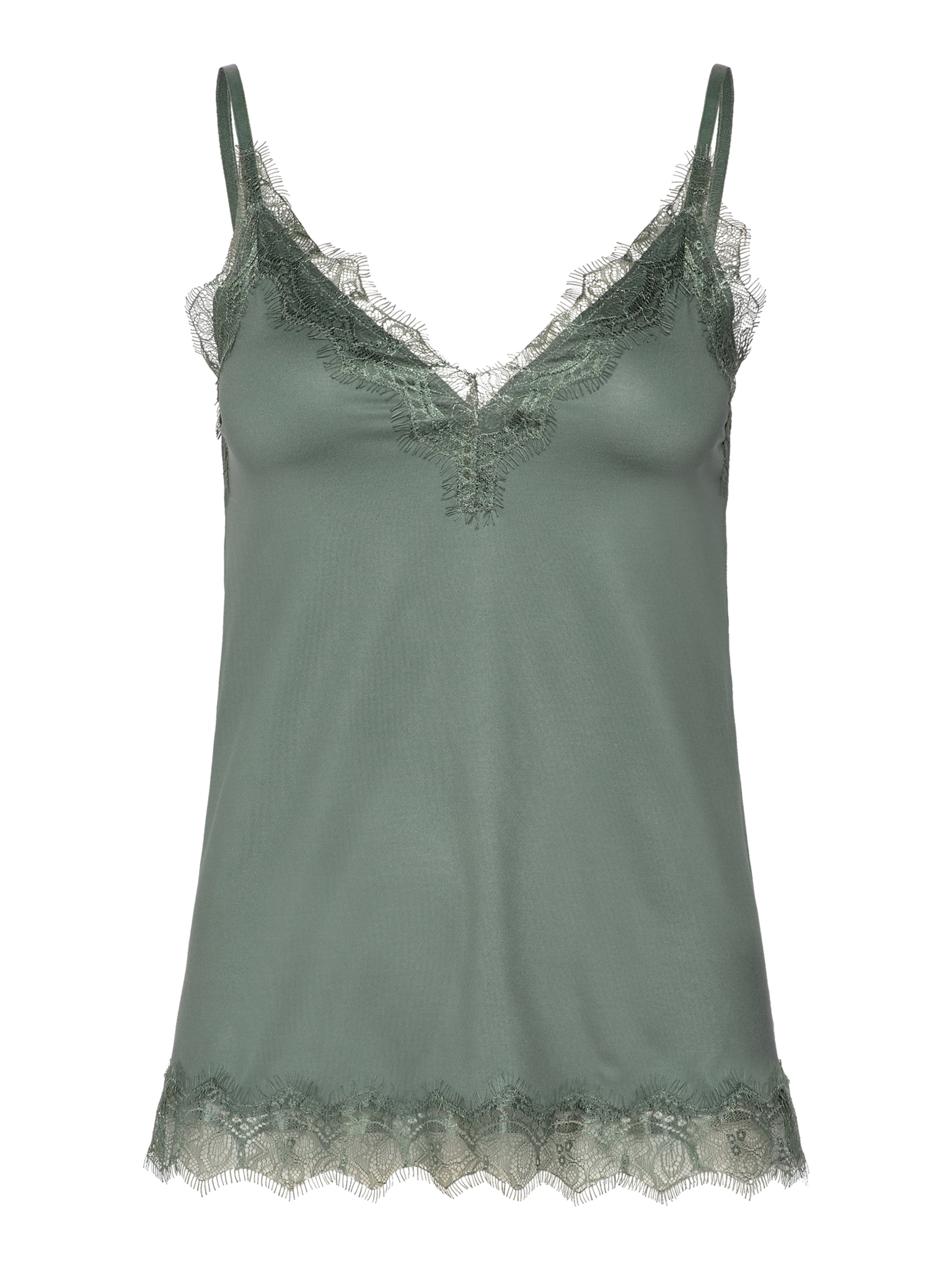 RWBillie SL Lace Strap Top TOP Rosemunde Woman 34 laurel wreath