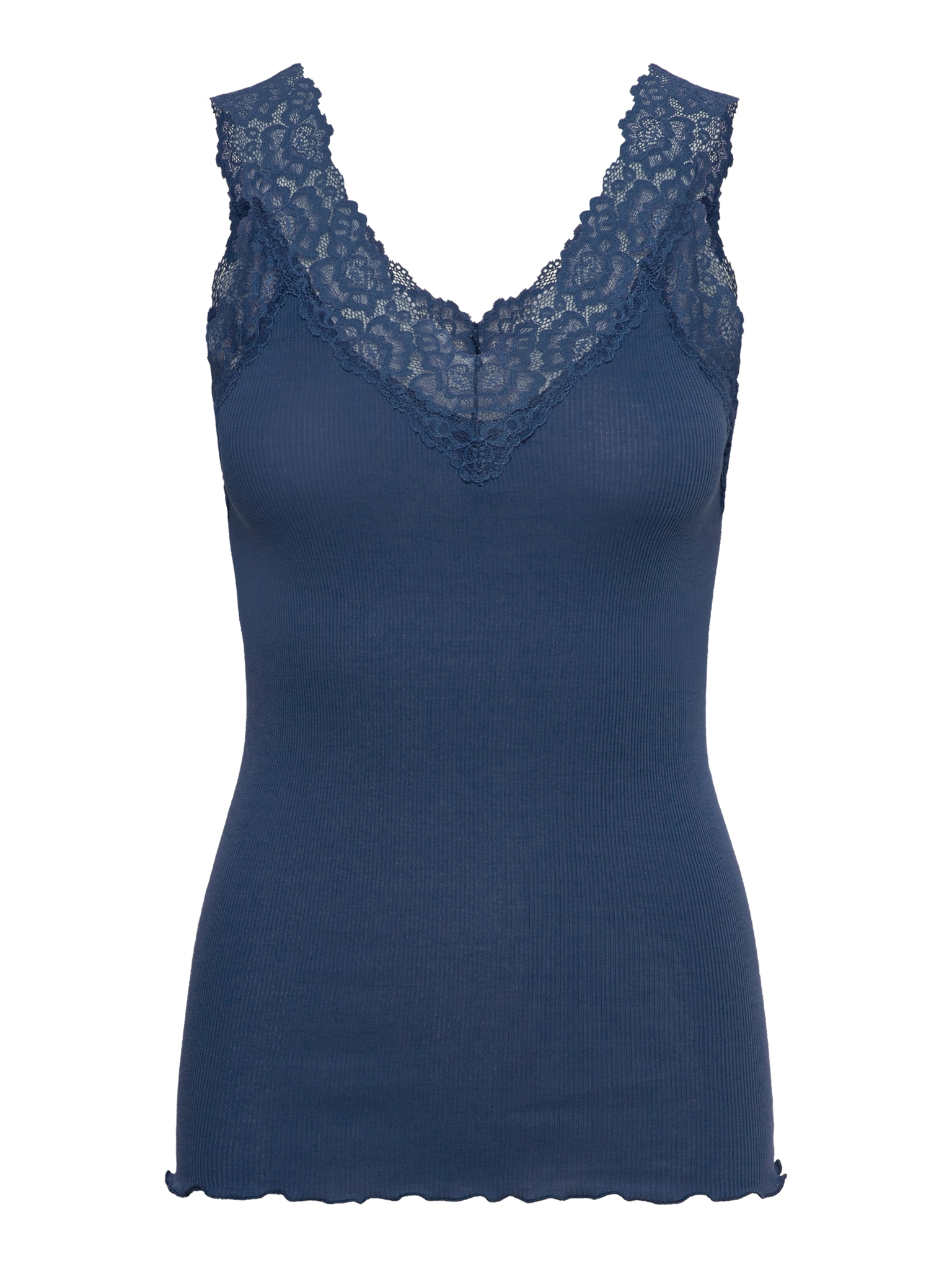 RWBernadine Organic Cotton SL Lace Top Top Suzhou Kingsma I/E Co., Ltd. (USD) S ensign blue