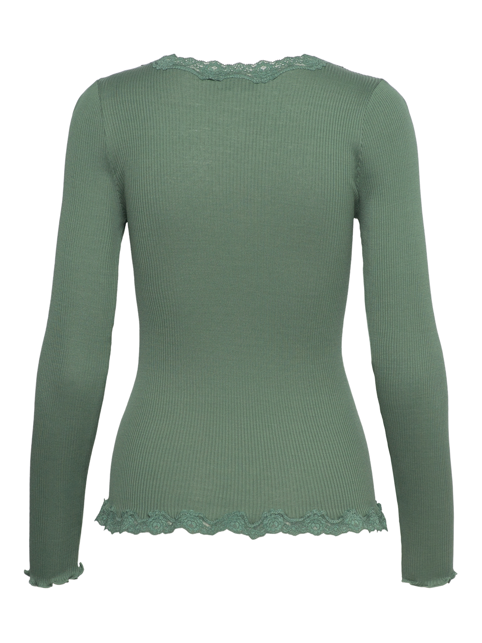 RWBabette Silk LS V-neck Lace Cardigan Cardigan Rosemunde Woman