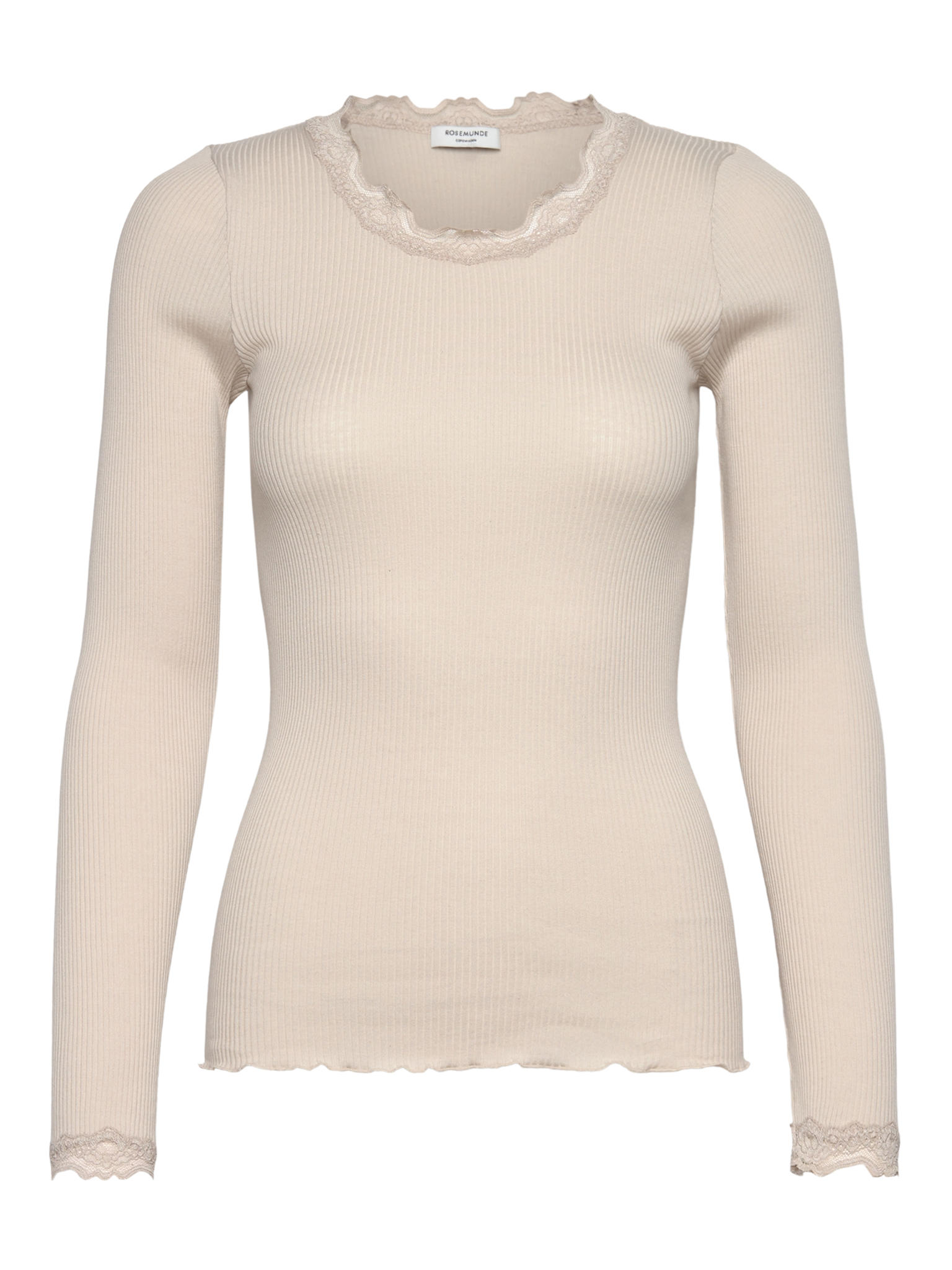 RWBabette Silk LS Lace T-shirt T-SHIRT LS Rosemunde Woman S rainy day