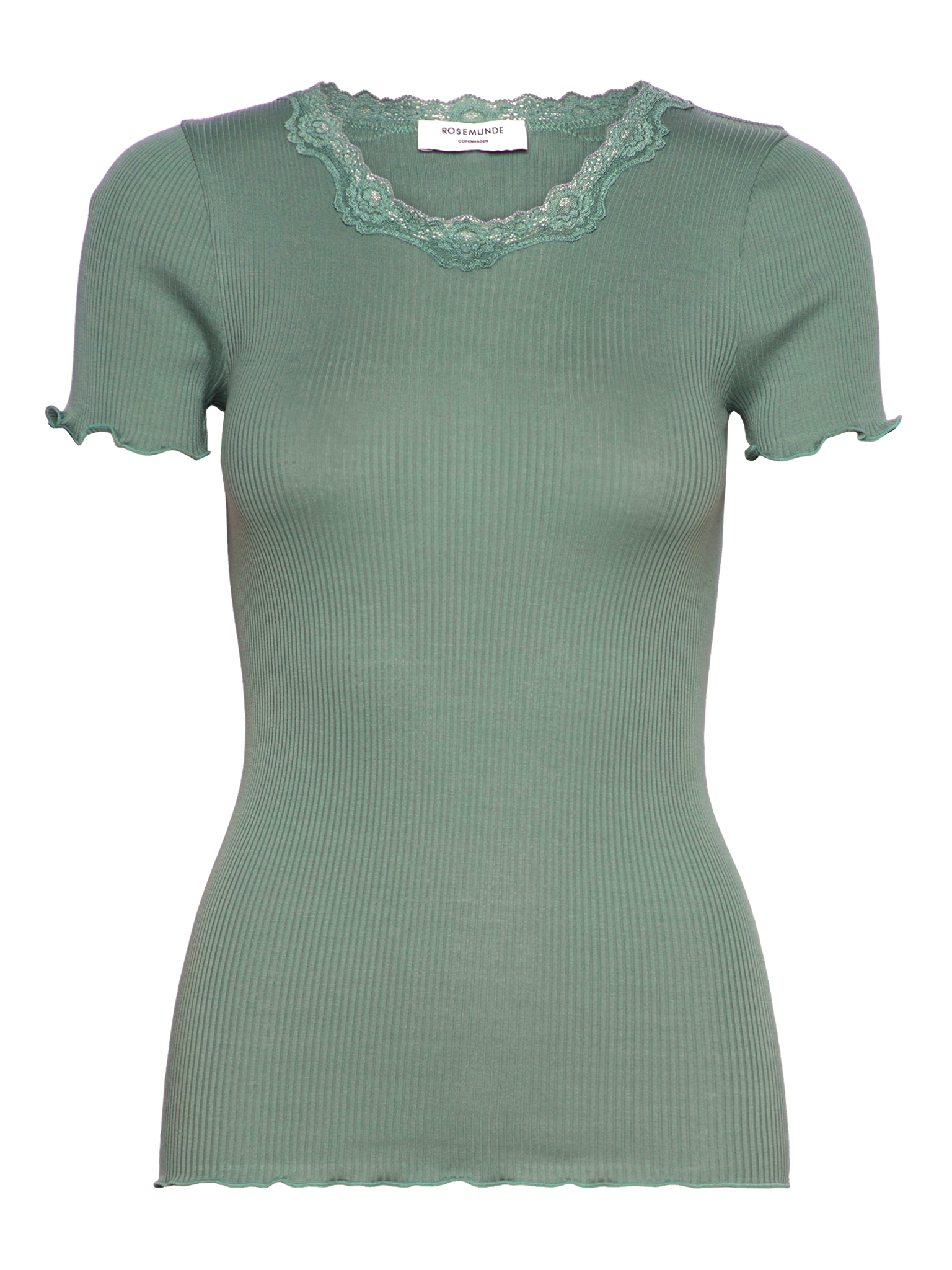 RWBeatha Silk SS Lace T-shirt T-shirt Rosemunde Woman M laurel wreath