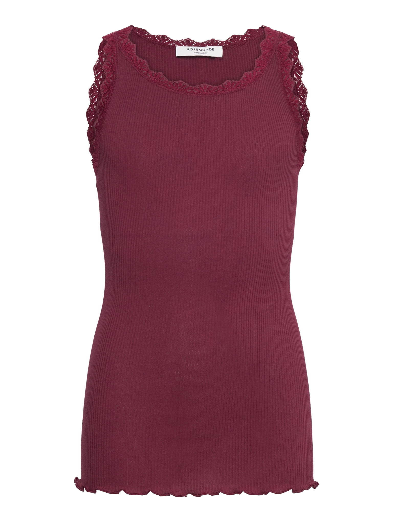 RKBalta Modal SL Lace Top Top Rosemunde Girls 128 tawny port