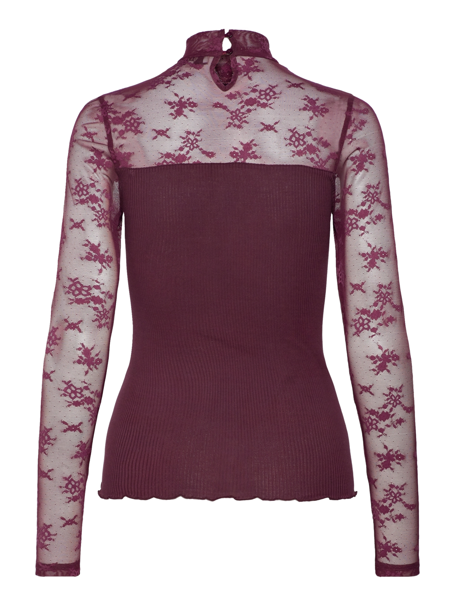 RMWBalta Modal LS T-neck Full Lace T-shirt T-SHIRT SS Rosemunde Woman