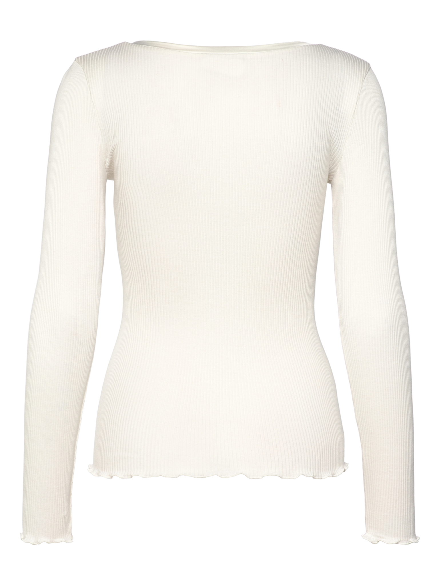 RWBeatha Silk V-Neck Satin Tape T-shirt T-SHIRT LS Rosemunde Woman