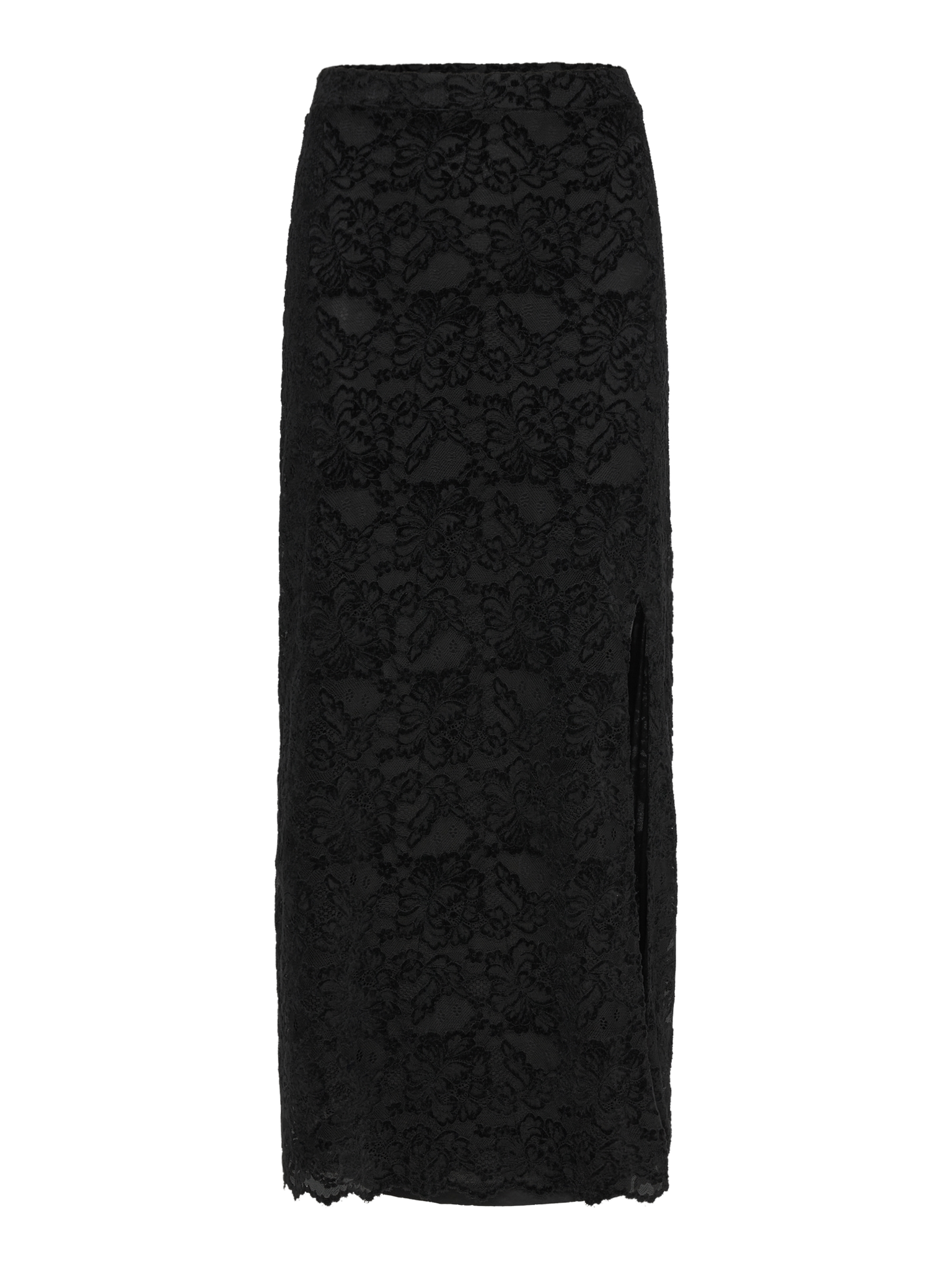 RWDania Lace Long Lace Skirt SKIRT Rosemunde Woman XS black