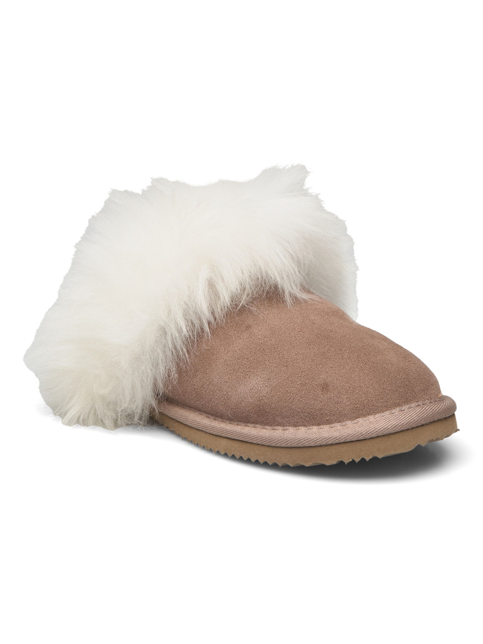 RHEvelyn Leather Long Hair Slippers SLIPPERS Rosemunde Woman 36 elk brown