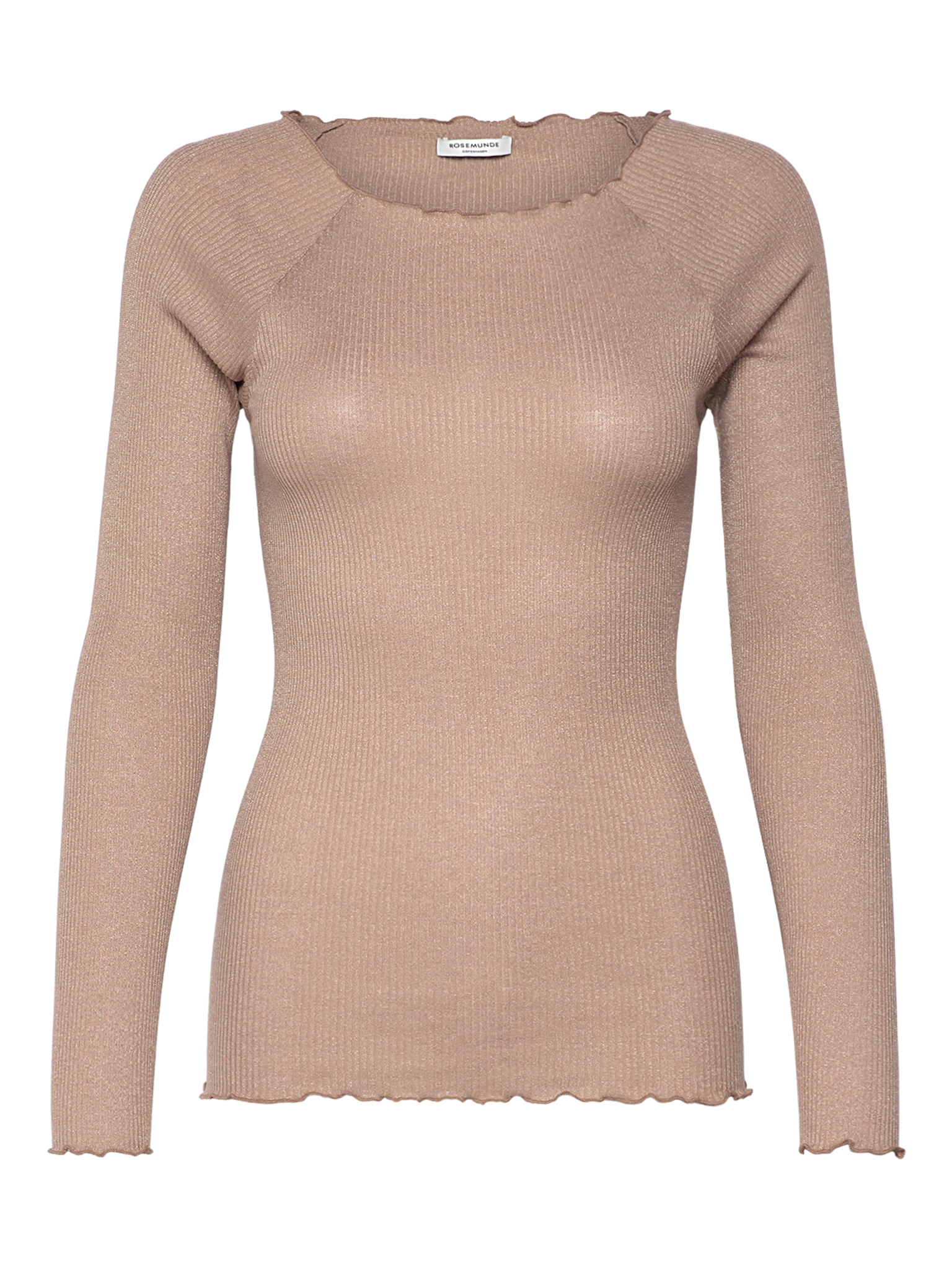 RWBliss Silk LS Boatneck t-shirt T-SHIRT LS Rosemunde Woman XS tiger's eye