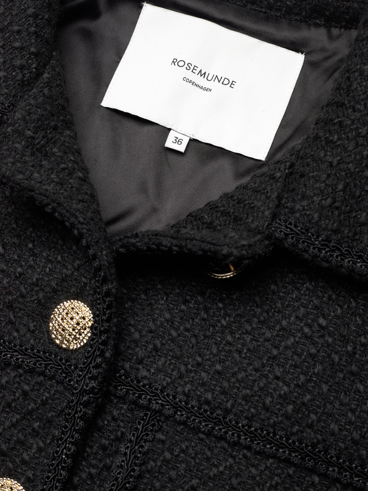 RWNelly Boucle Wool Blend LS Oversize Jacket JACKET Rosemunde Woman