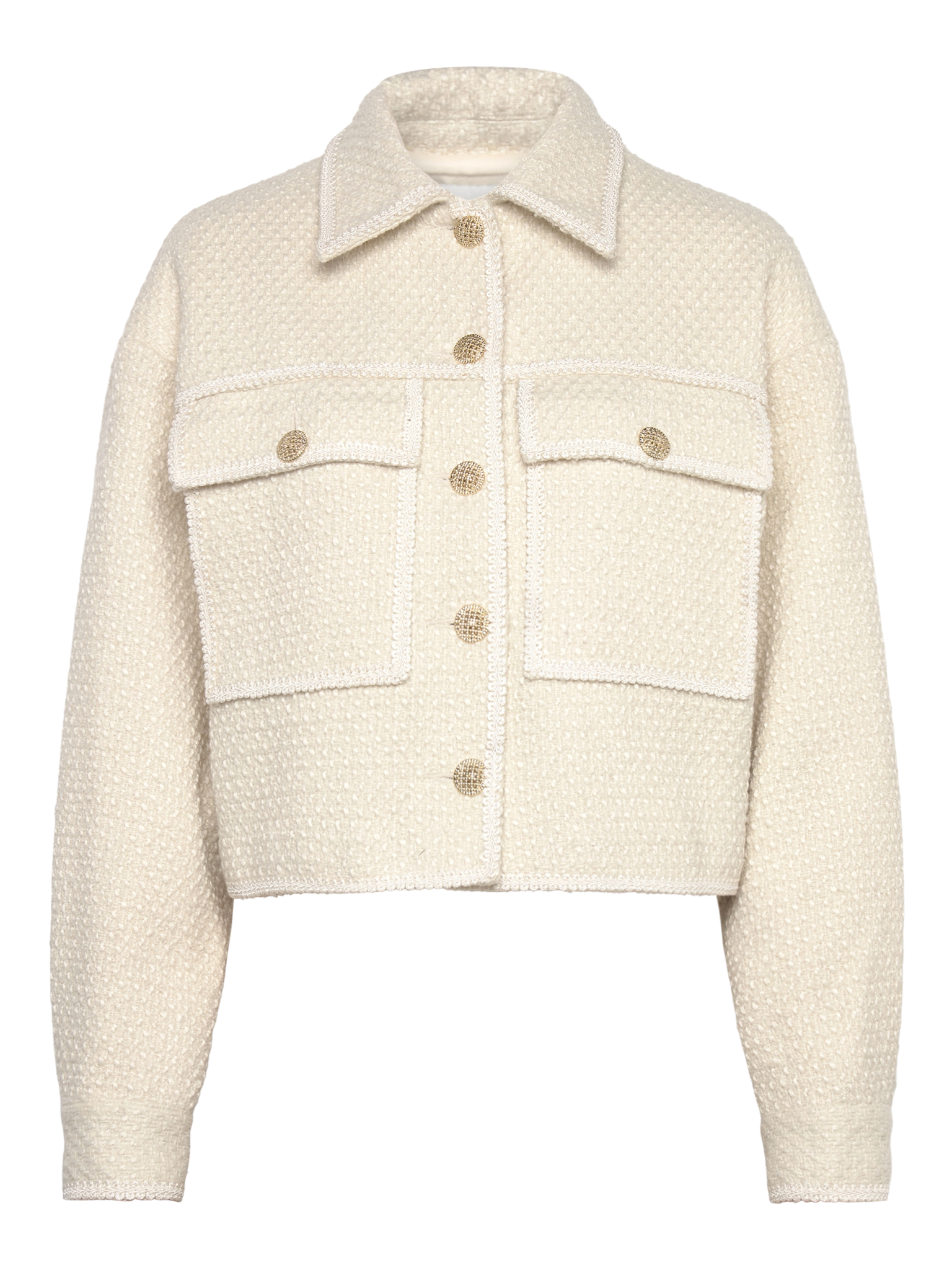 RWNelly Boucle Wool Blend LS Oversize Jacket JACKET Rosemunde Woman 36 ivory