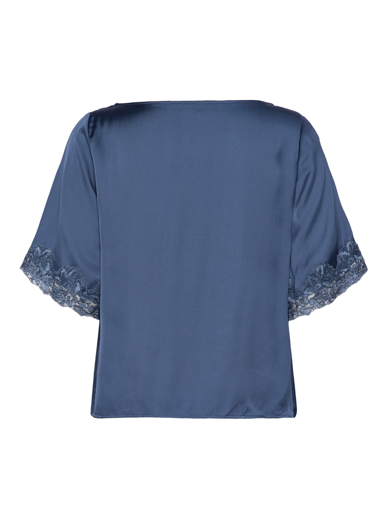 RWSatina SS Lace Boatneck Blouse BLOUSE Rosemunde Woman