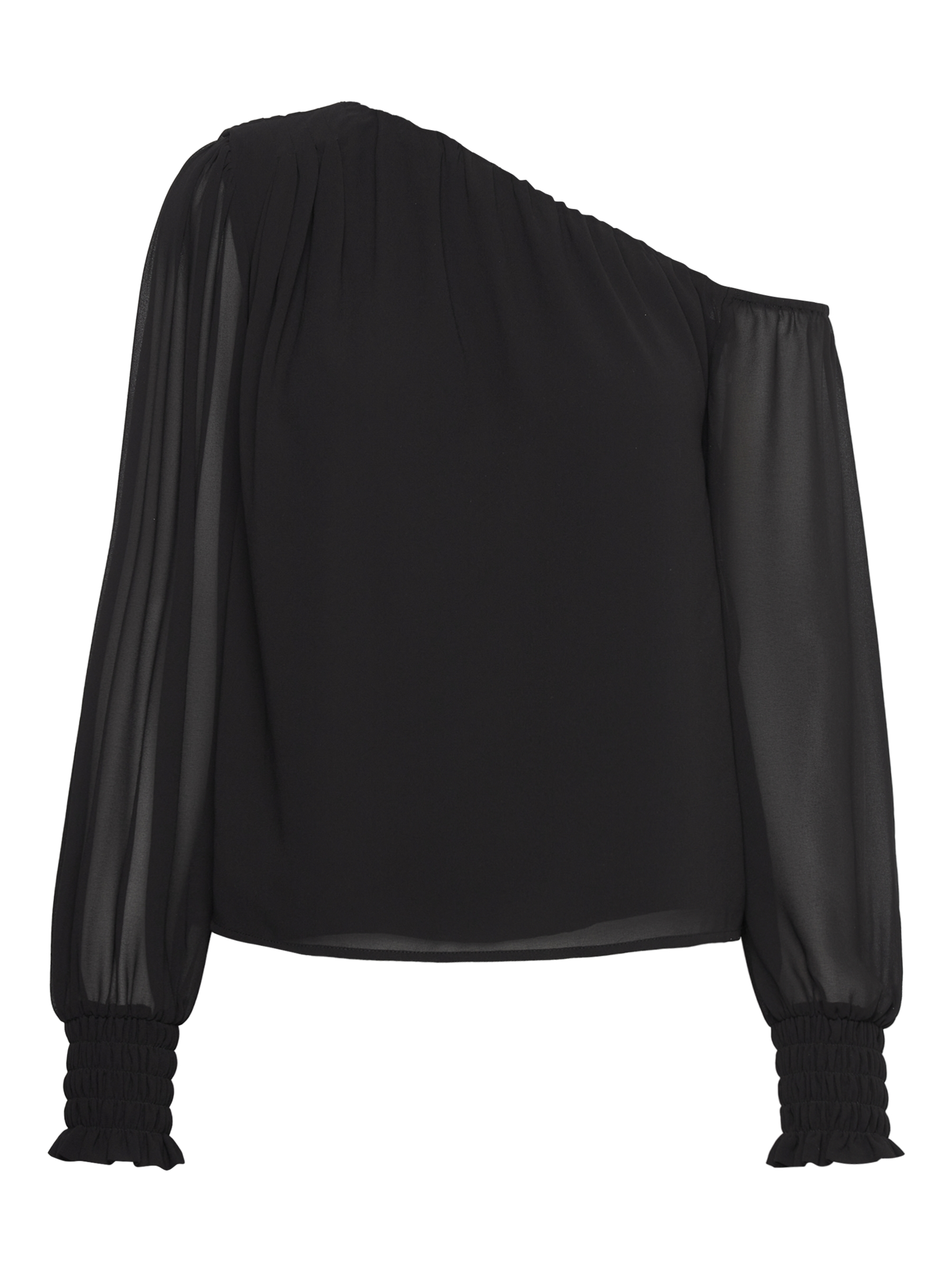 RWSally LS One Shoulder Blouse BLOUSE Rosemunde Woman 36 black