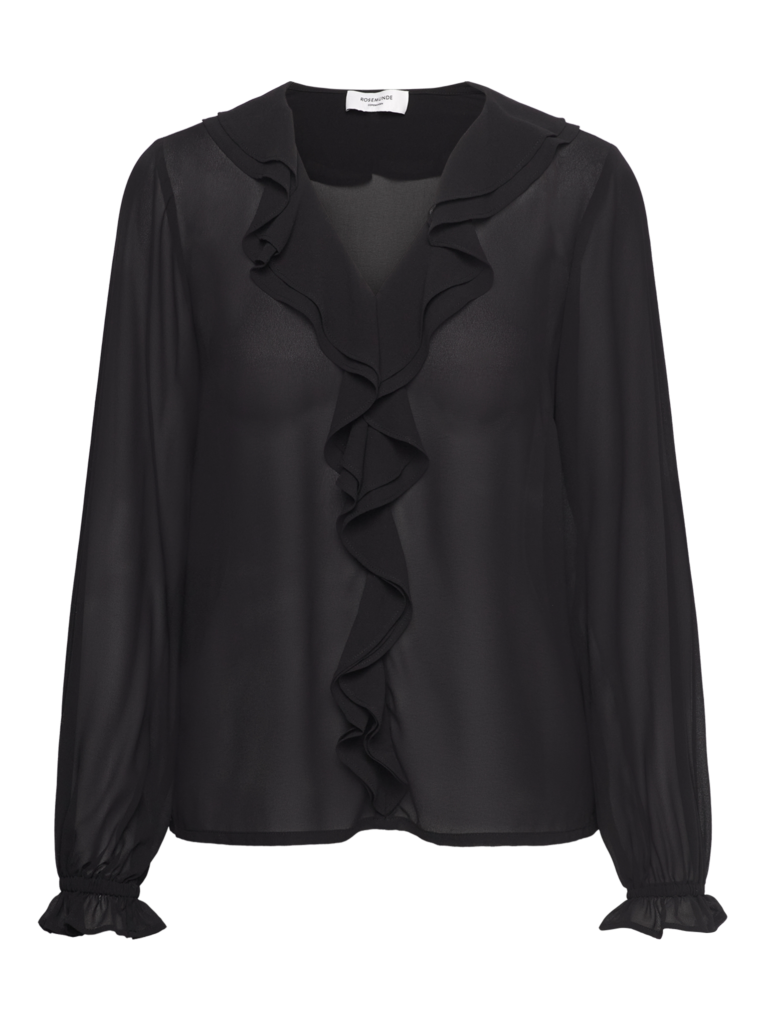 RWSally LS Blouse BLOUSE Rosemunde Woman 34 black