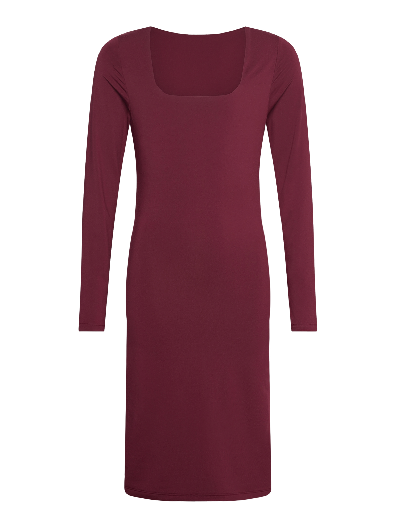 RKBillie LS Reversible Midi Dress DRESS Rosemunde Woman 128 tawny port