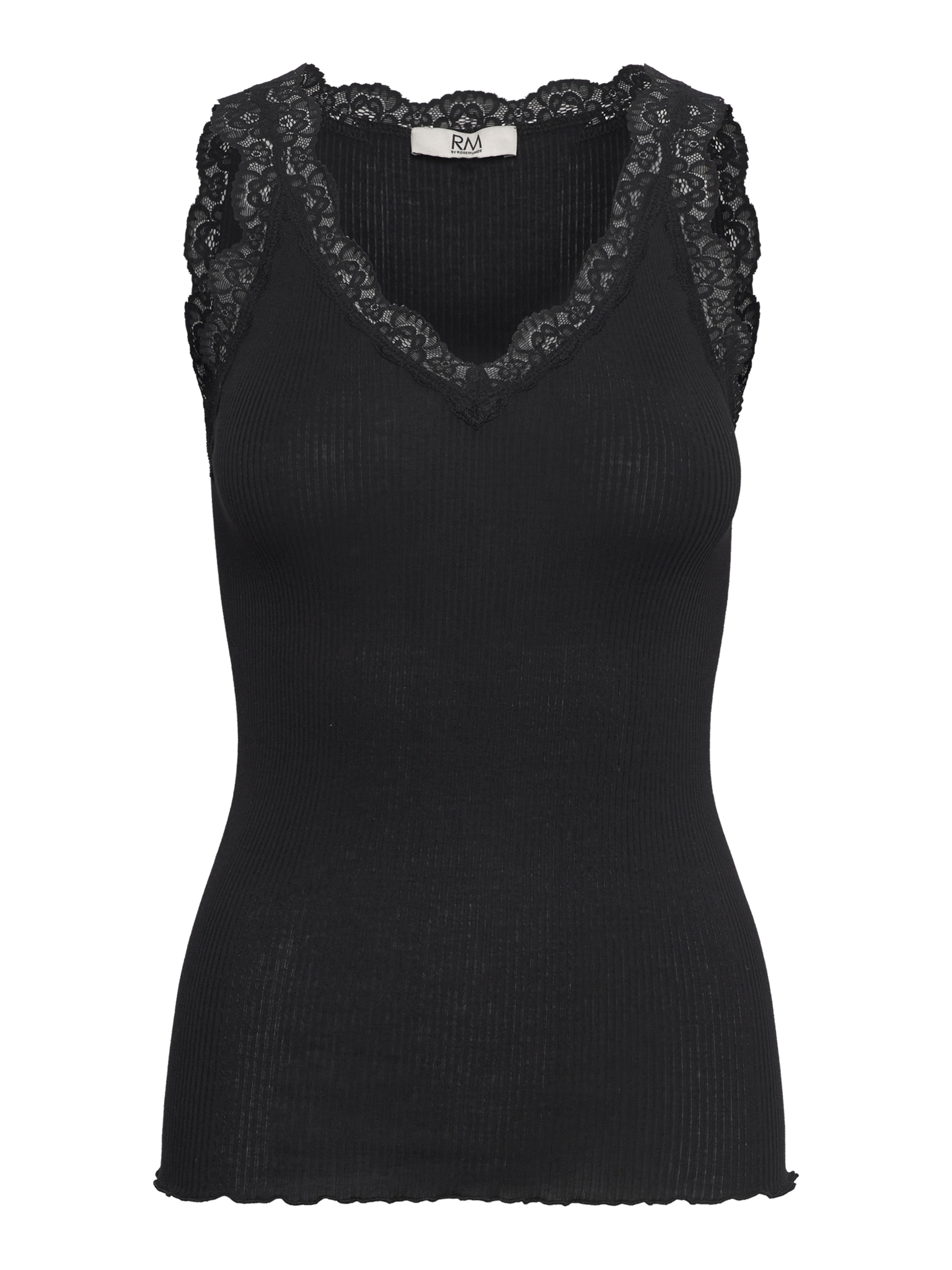 RMWBalta Modal SL V-Neck Top Top Rosemunde Woman XS black