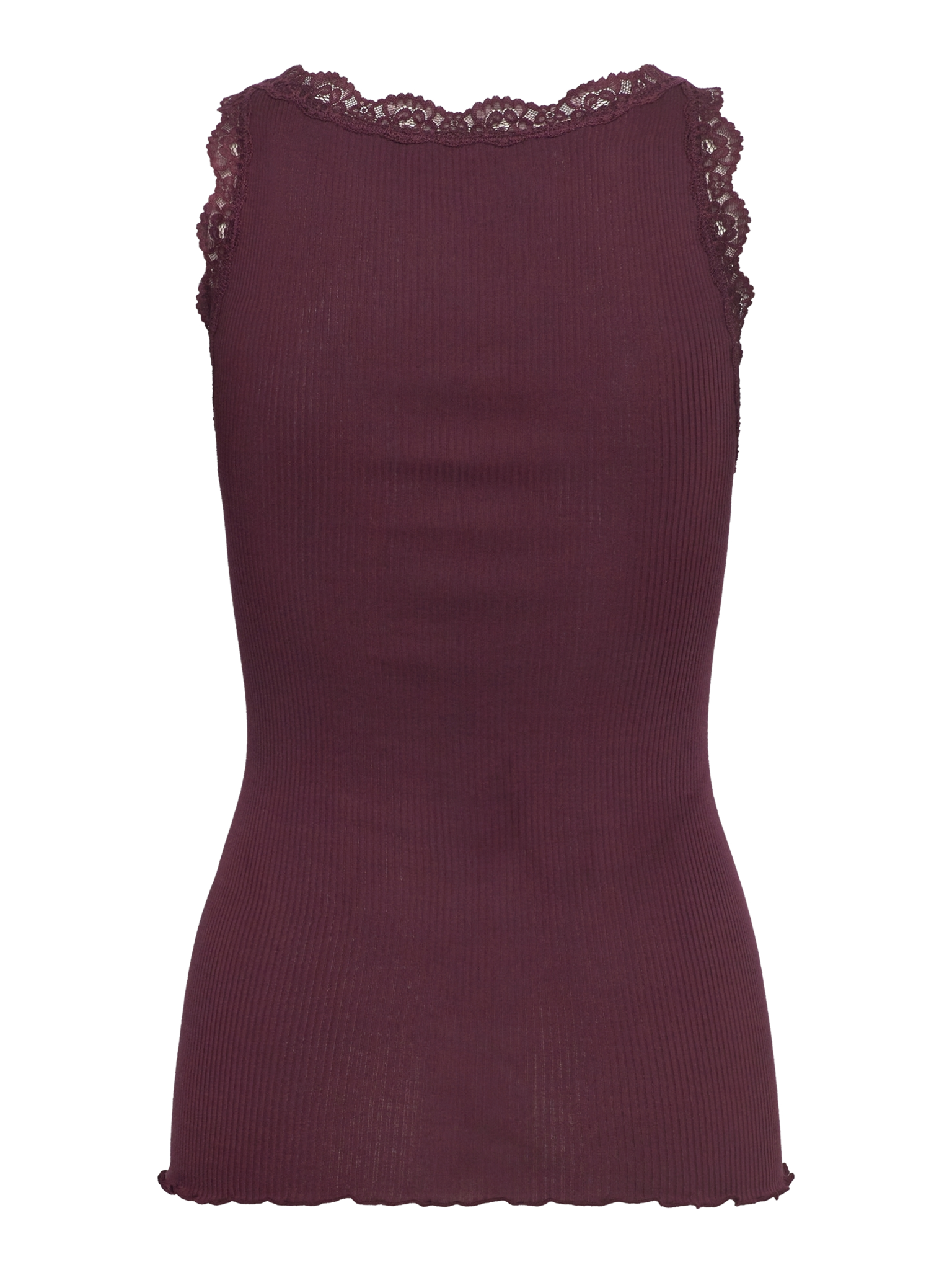 RMWBalta Modal Lace SL V-neck Top TOP Rosemunde Woman