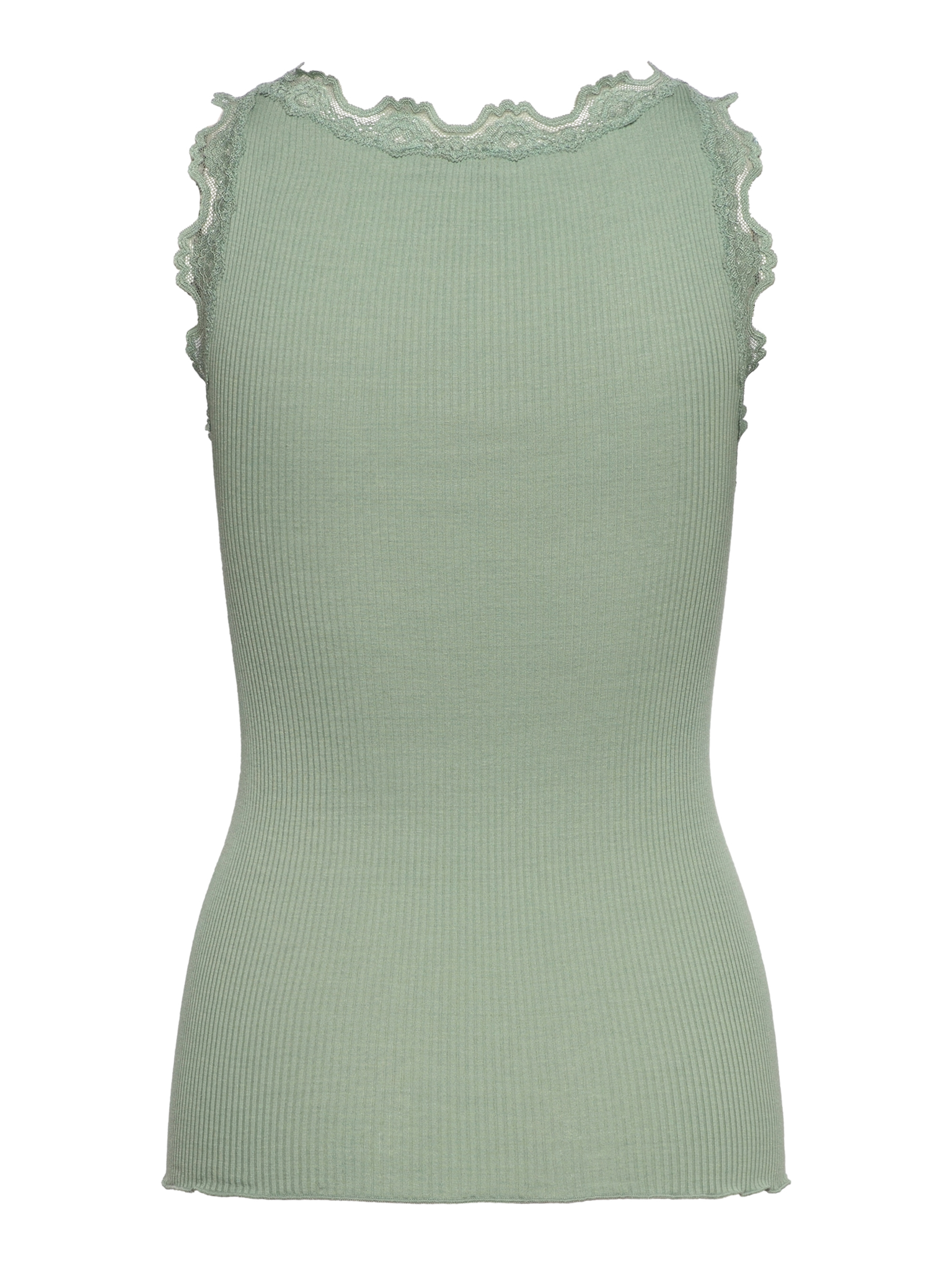 RWBabette Silk SL U-neck Long Lace Top