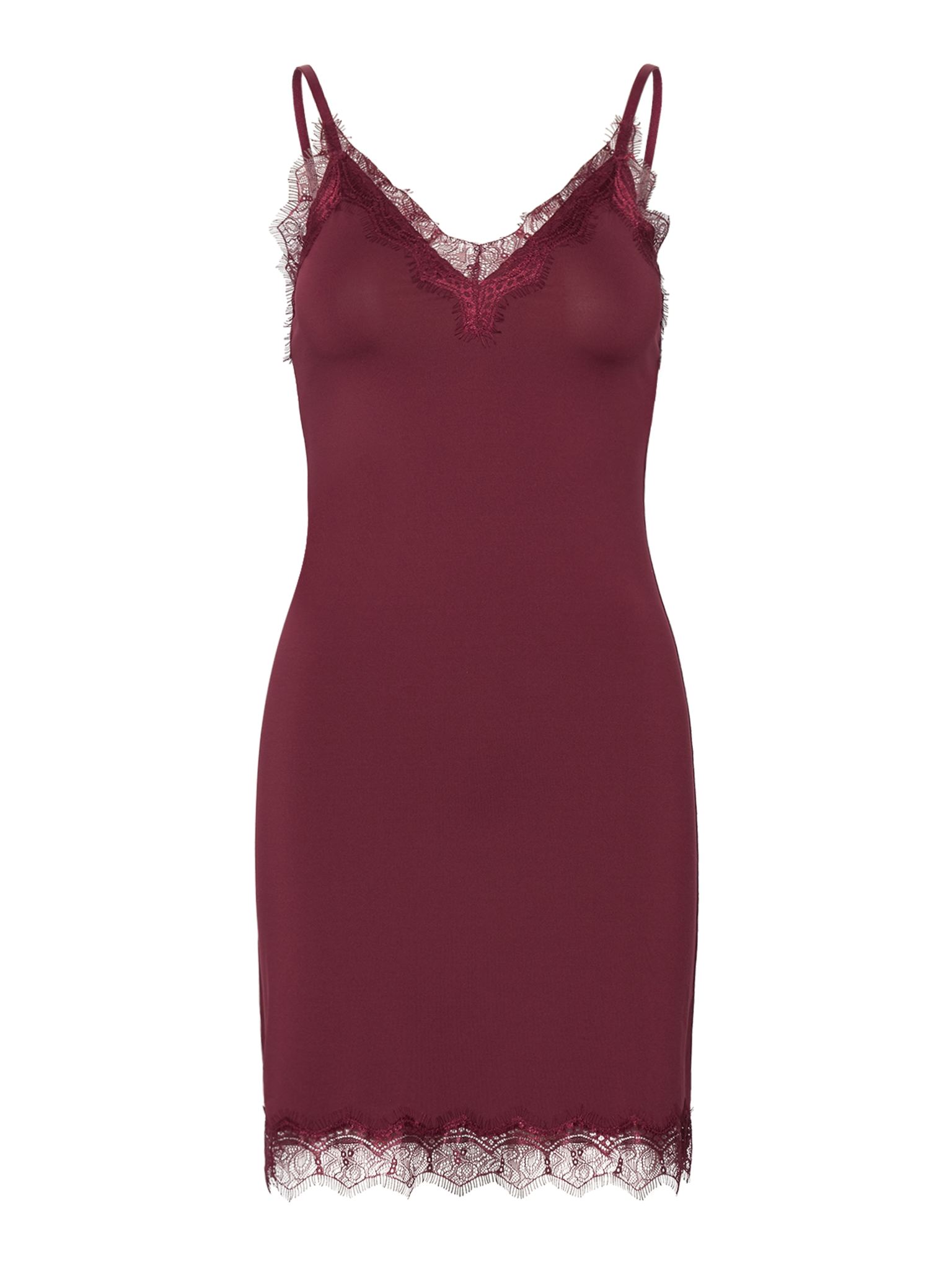 RWBillie Lace Strap Dress DRESS Rosemunde Woman 38 tawny port