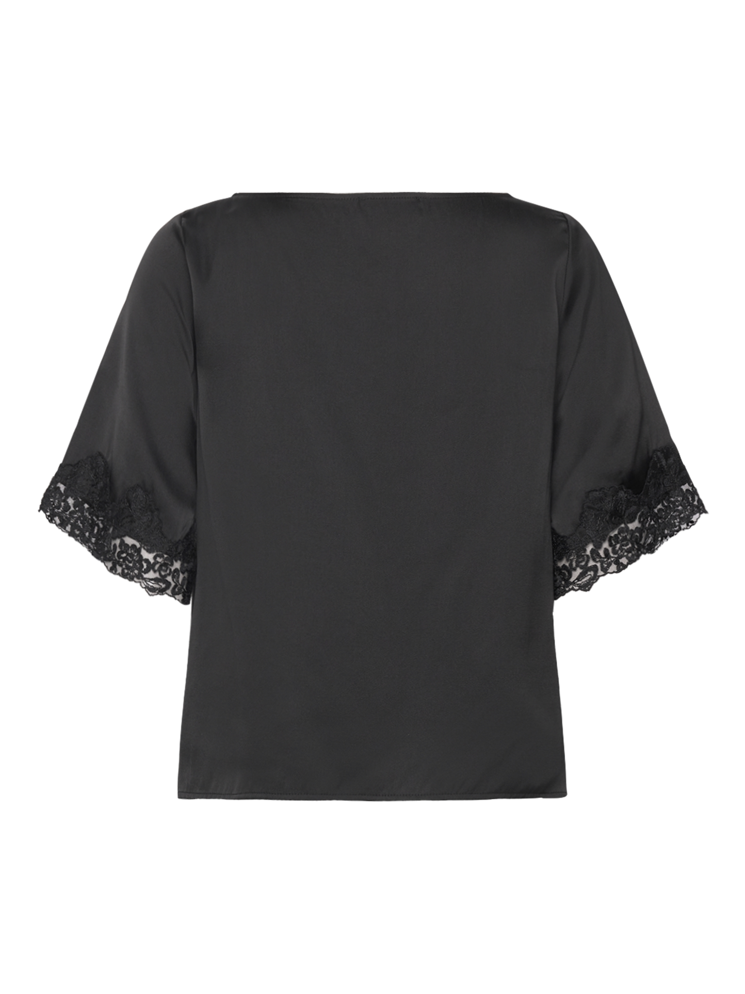 RWSatina SS Lace Boatneck Blouse BLOUSE Rosemunde Woman